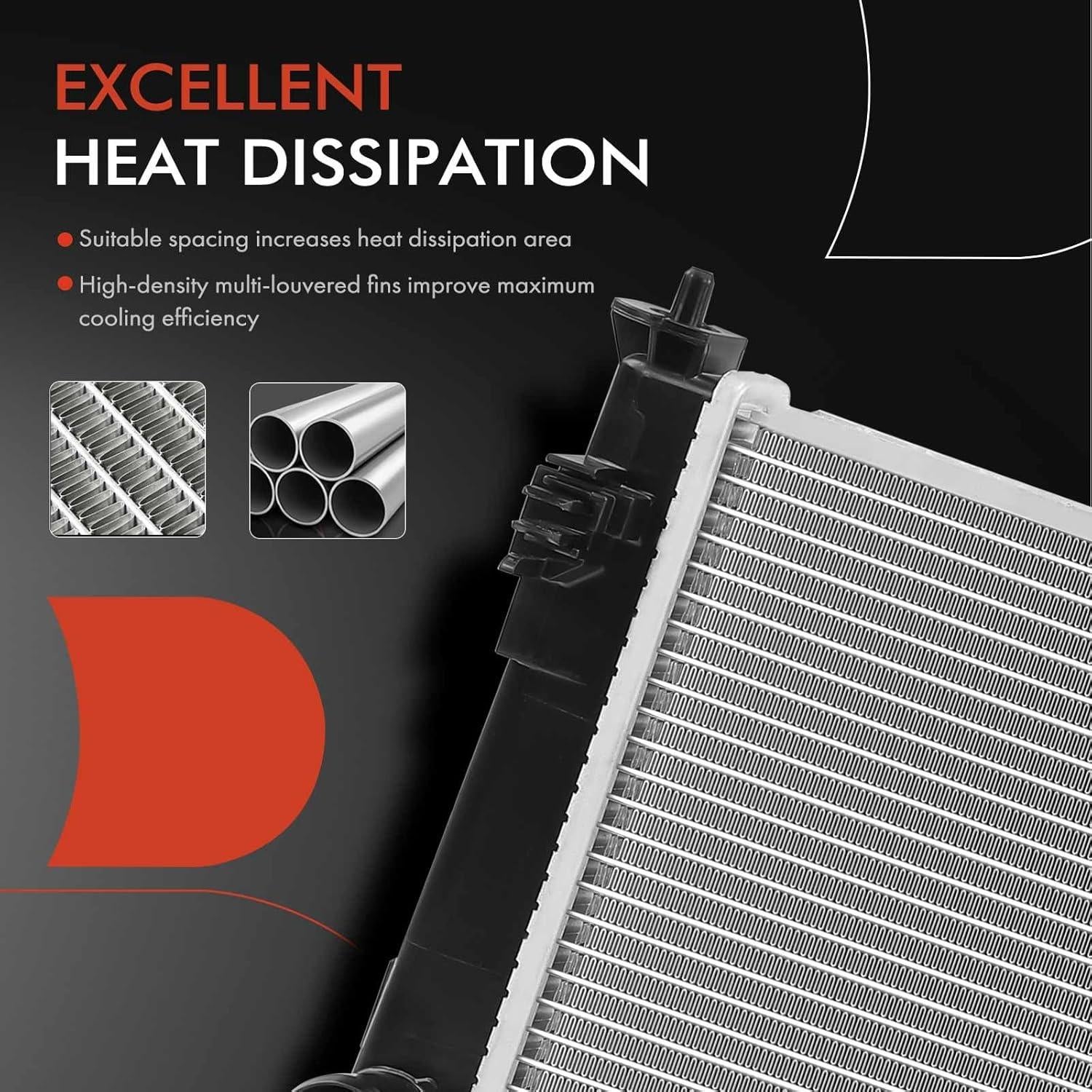 Conjunto Radiador A-Premium con Enfriador de Aceite 2.5L Toyota/Lexus