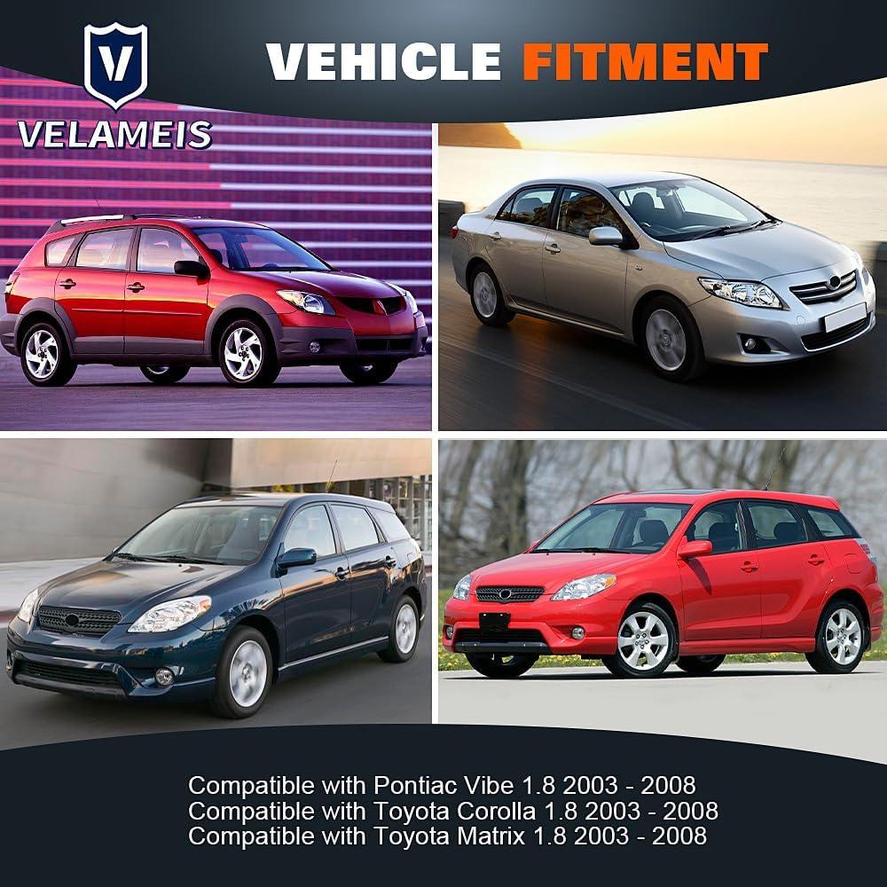 Engine Coolant Radiator Line Quick Connector for Toyota Corolla 1.8 2003-2008, Toyota Matrix 1.8 2003-2008, Pontiac Vibe 1.8 2003-2008 Transmission Cooler Oil Tube Connector (0004)