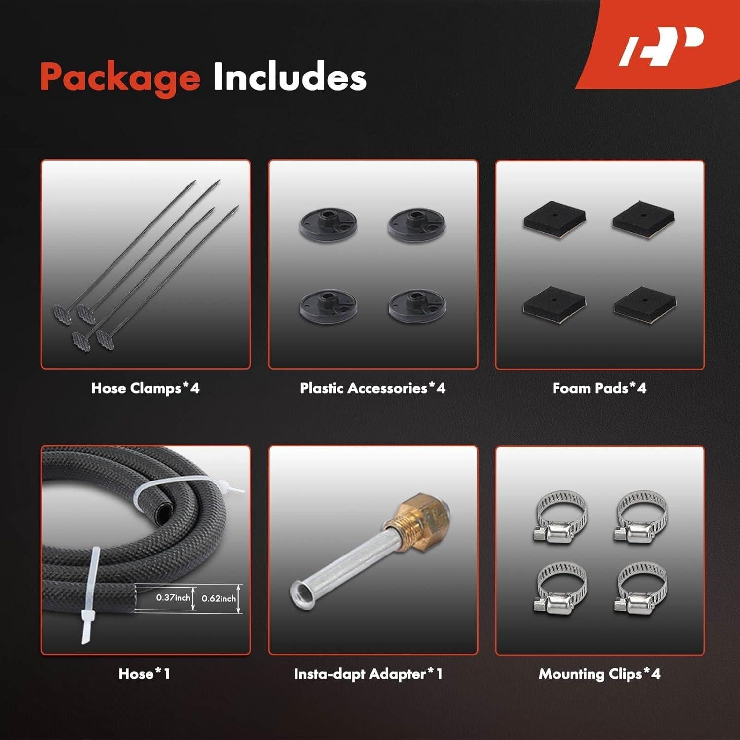 Enfriador de Aceite de Transmisión A-Premium 8 Filas Aluminio