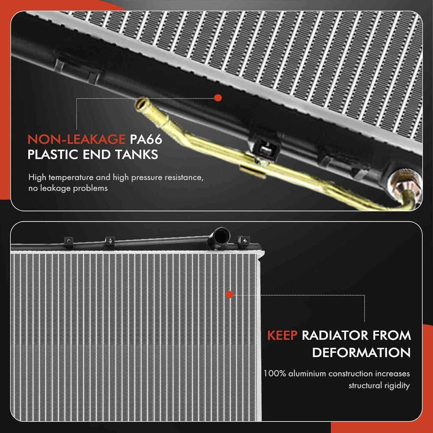 Radiador de Refrigerante A-Premium para Toyota Avalon 2000-2004 V6