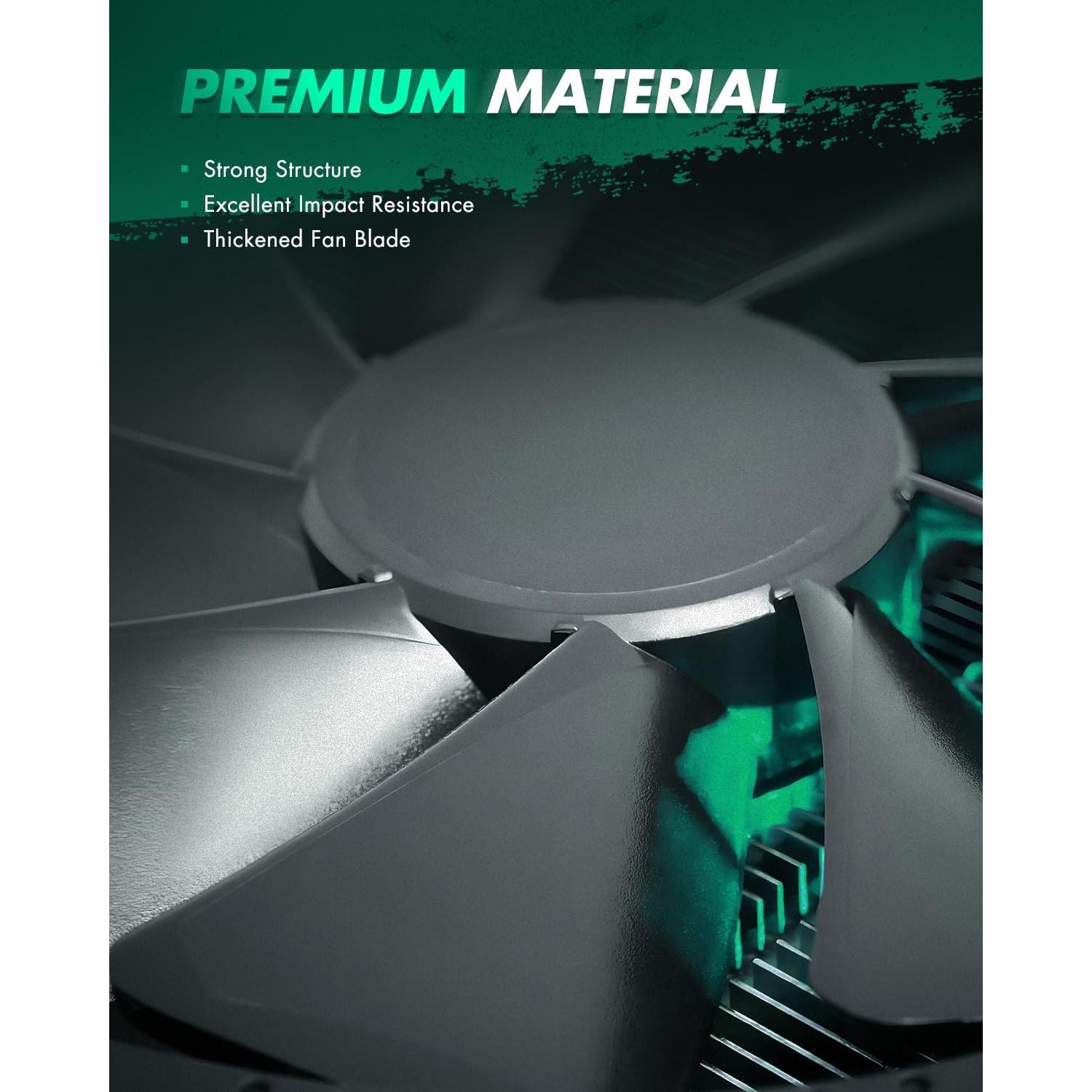 Ventilador de Radiador SCITOO 12V para Toyota Camry 2012-2017