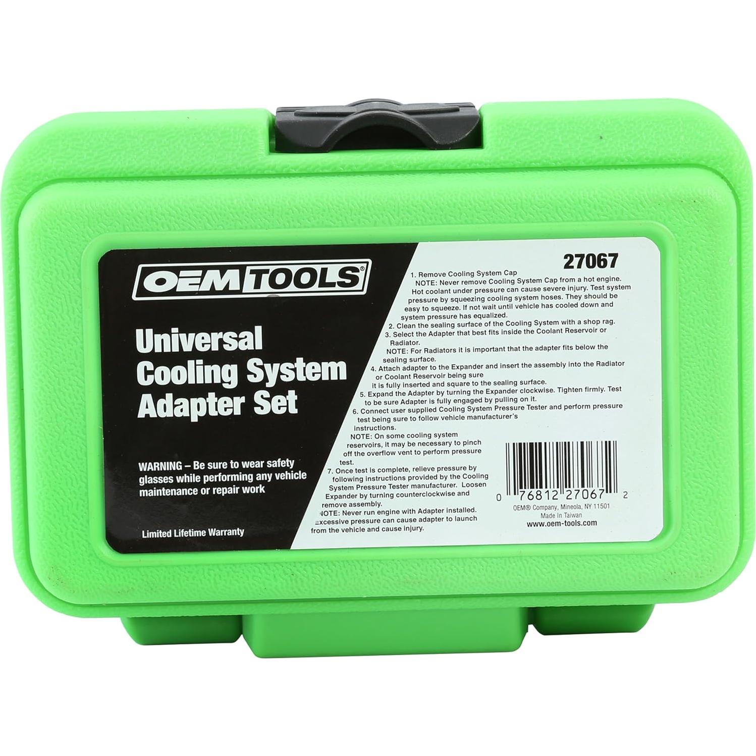 Conjunto de Adaptadores Universales OEMTOOLS 27067 para Refrigeración