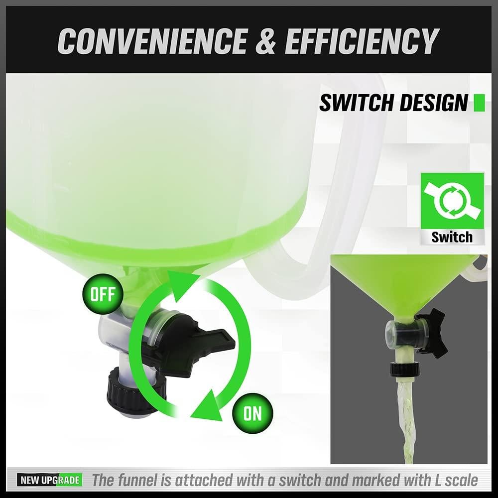 Kit de embudo de refrigerante sin derrames SWANLAKE 15 piezas