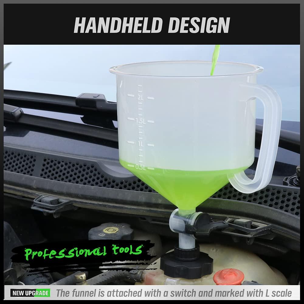 Kit de embudo de refrigerante sin derrames SWANLAKE 15 piezas