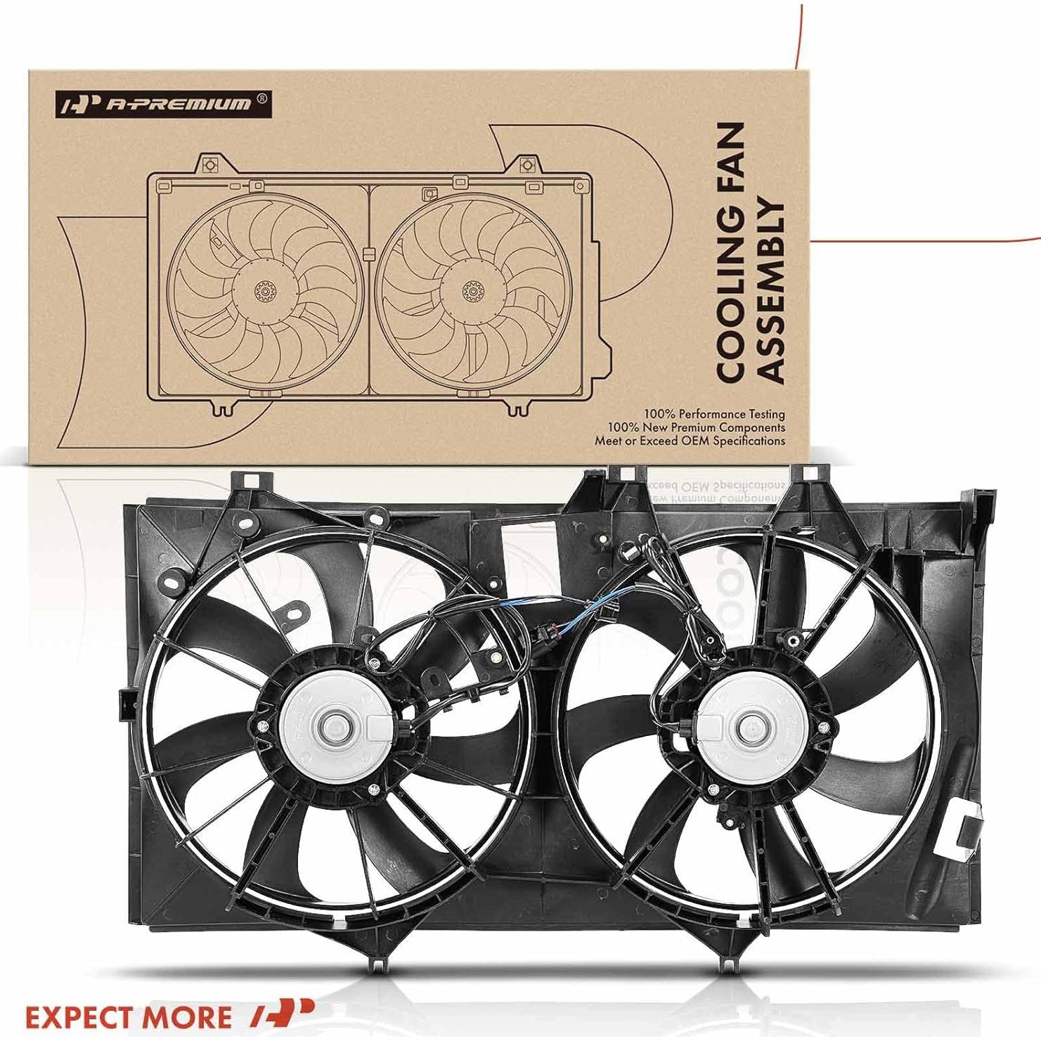 Ventilador de Refrigeración A-Premium para Toyota Camry 2012-2017 y Avalon 2013-2018