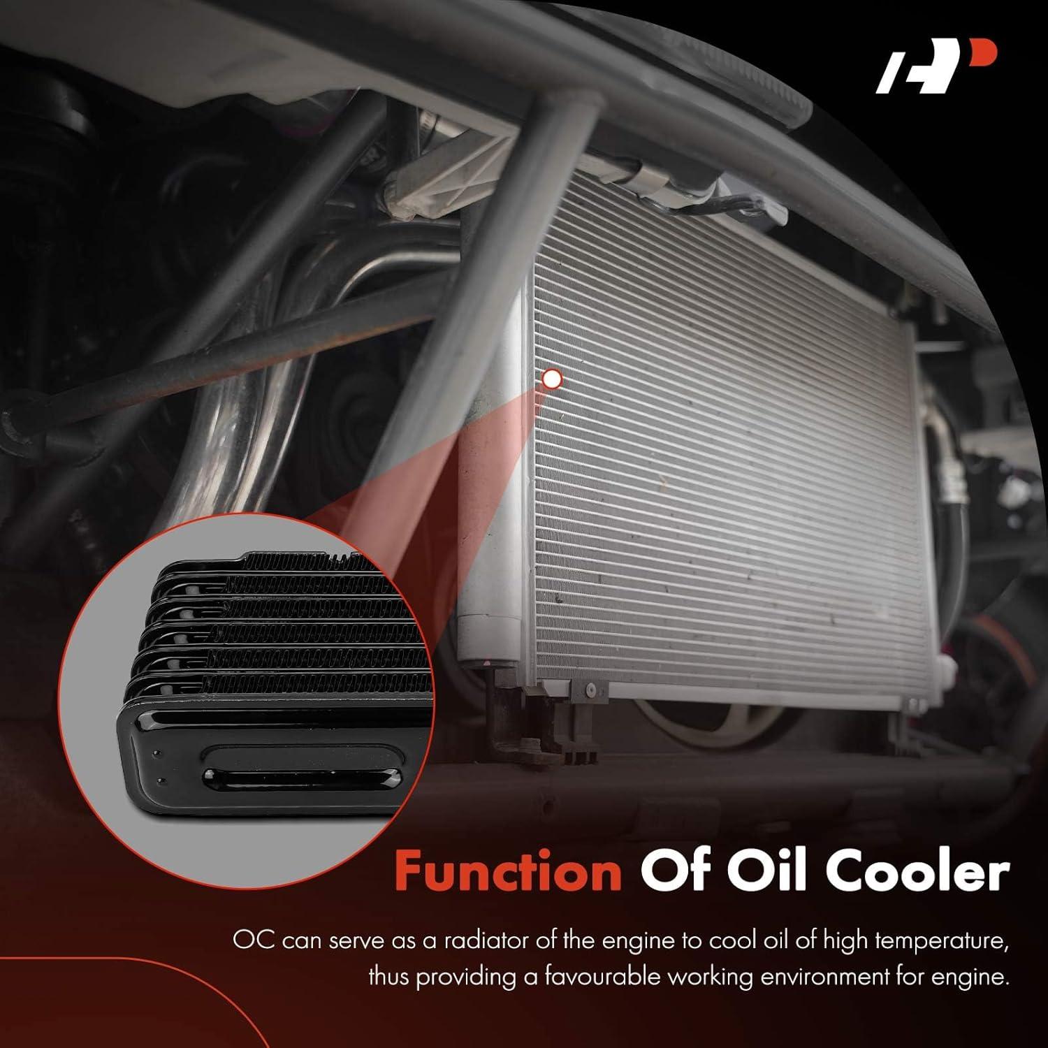 Enfriador de Aceite de Transmisión A-Premium para Toyota Highlander 2014-2016 3.5L