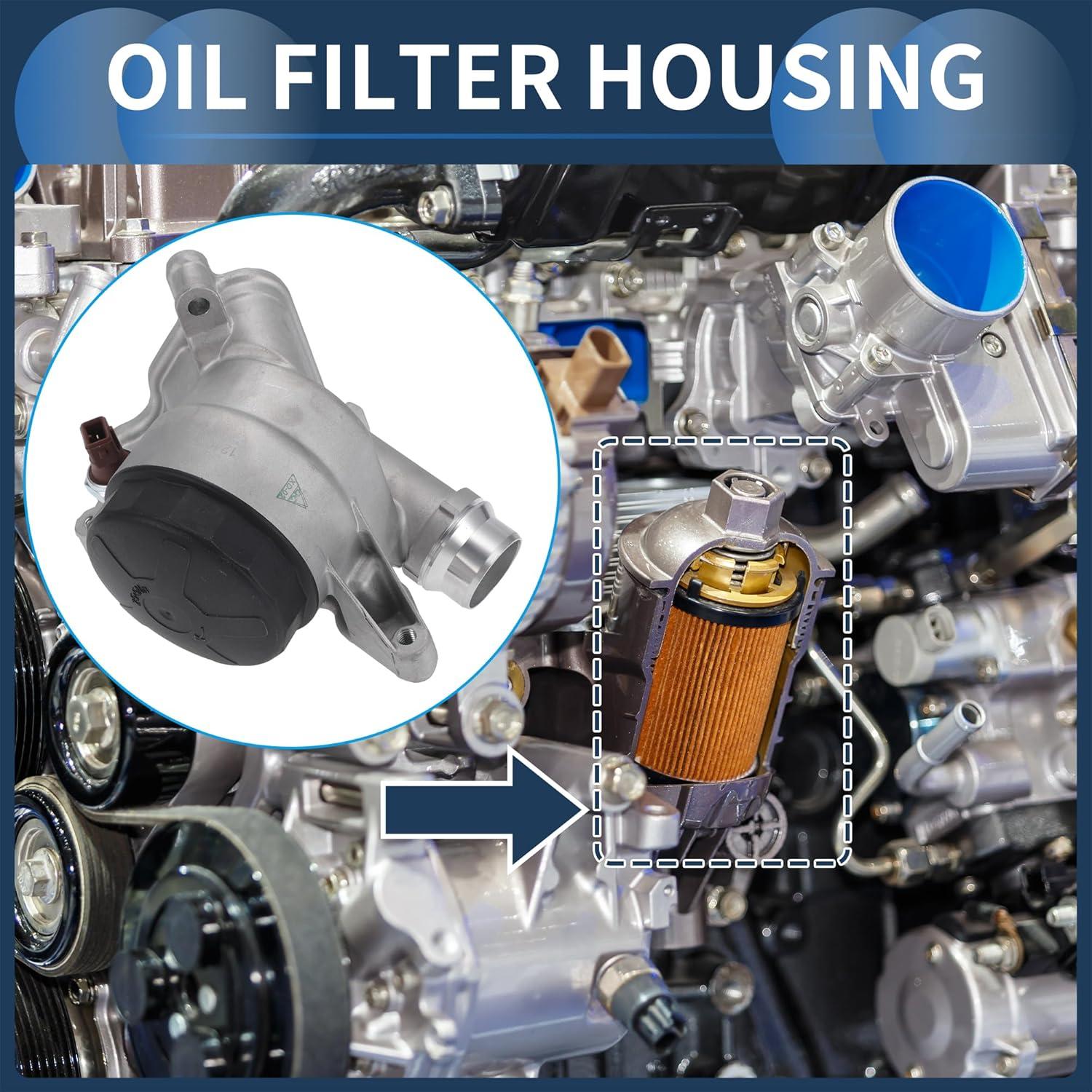 Carcasa de Filtro de Aceite INFINAUTO para BMW 128i 135i