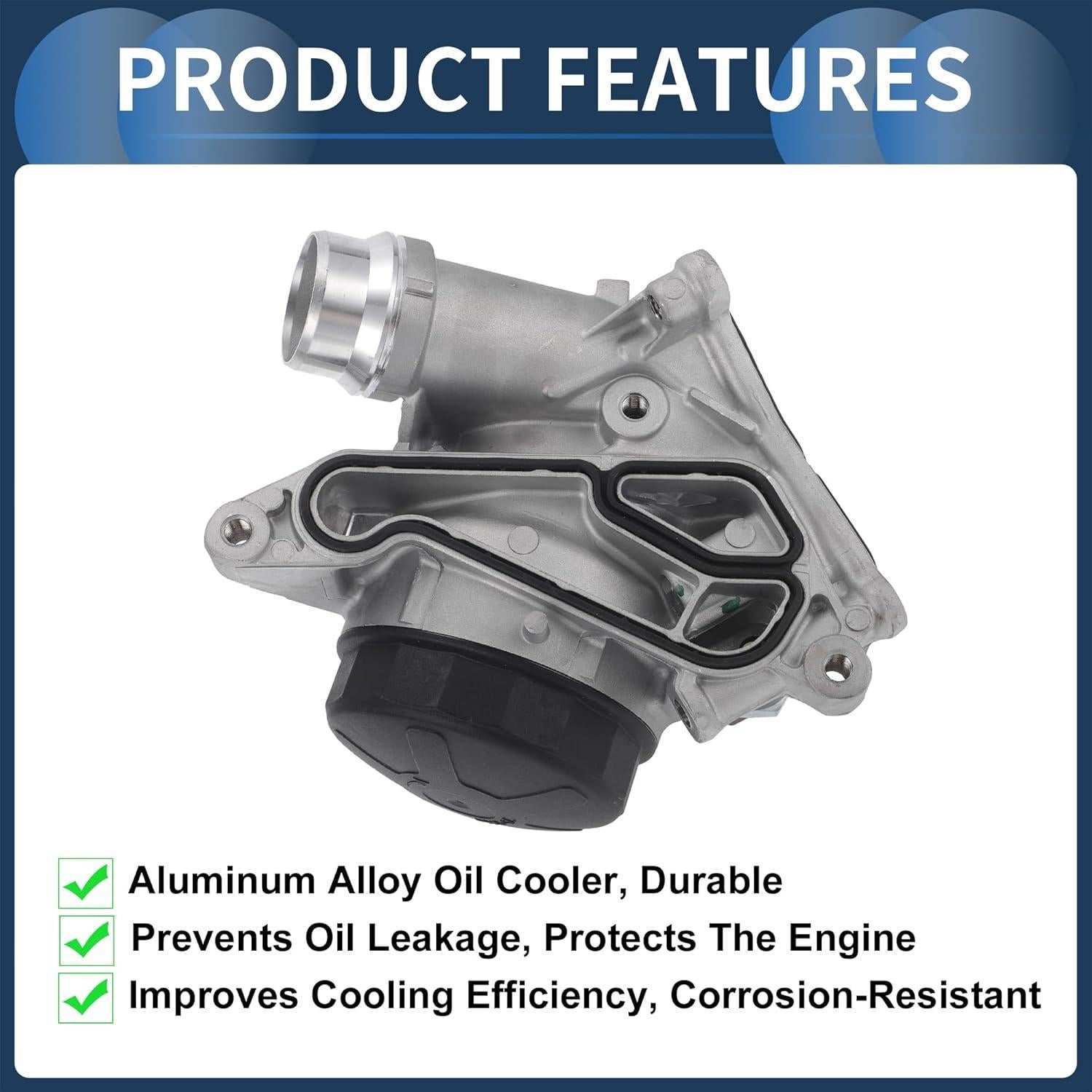 Carcasa de Filtro de Aceite INFINAUTO para BMW 128i 135i