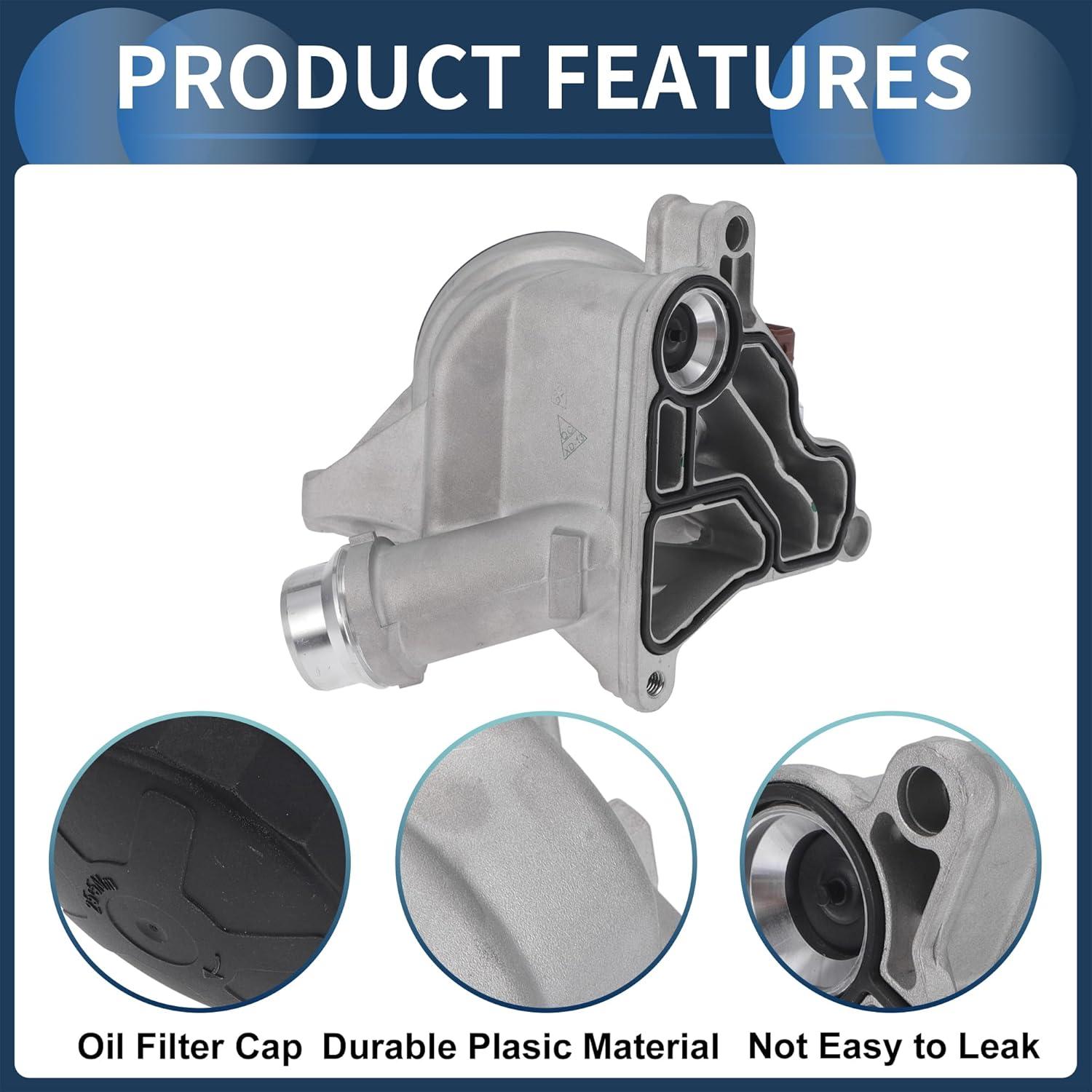 Carcasa de Filtro de Aceite INFINAUTO para BMW 128i 135i