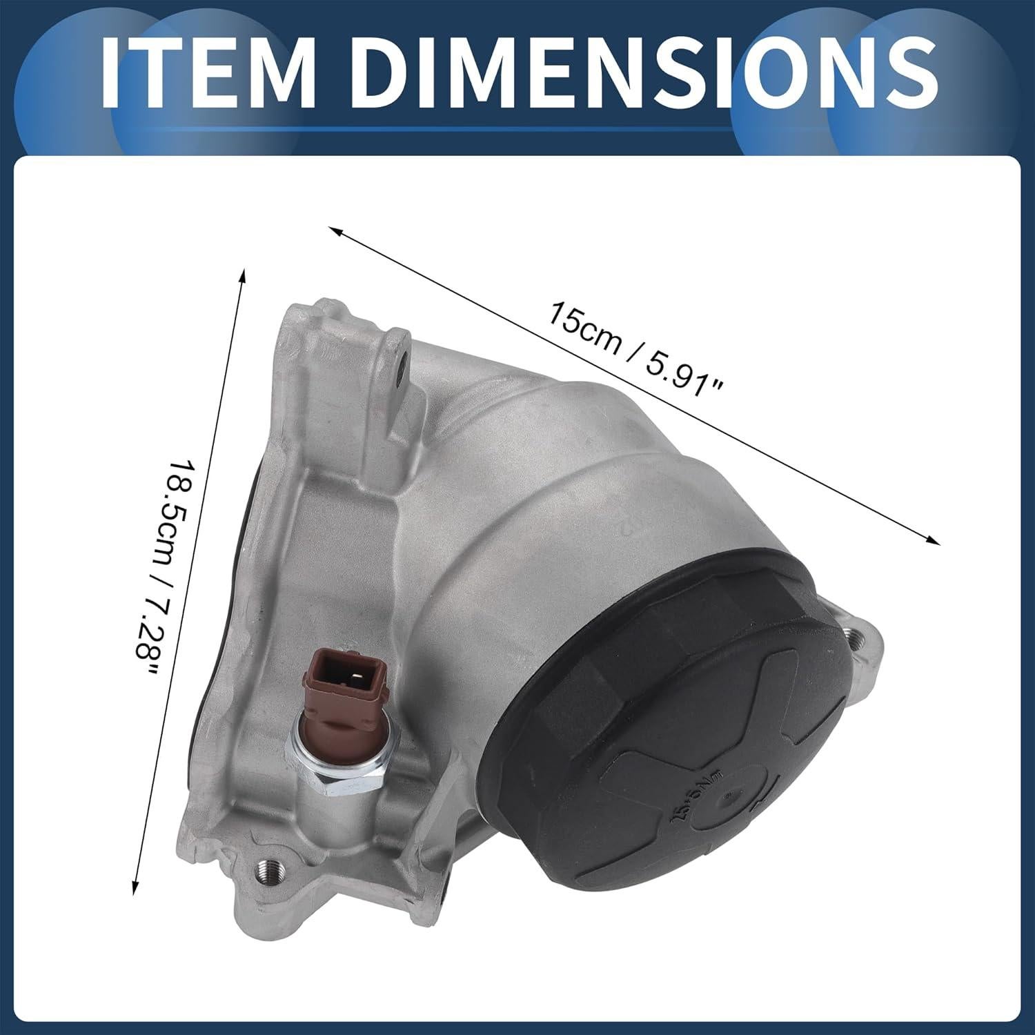 Carcasa de Filtro de Aceite INFINAUTO para BMW 128i 135i