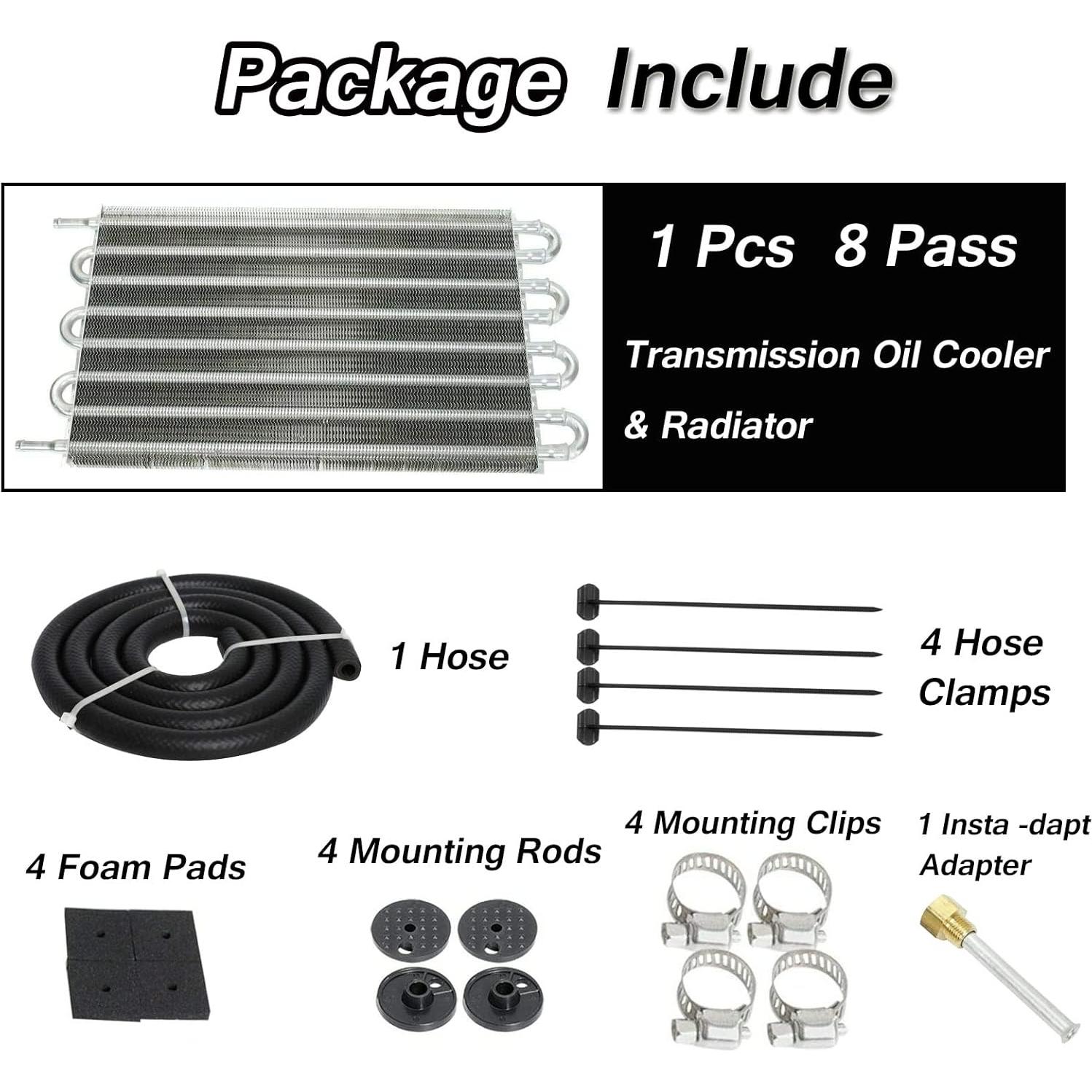 Enfriador de Aceite MAGQOO Universal 8 Filas 39.37x25.4cm