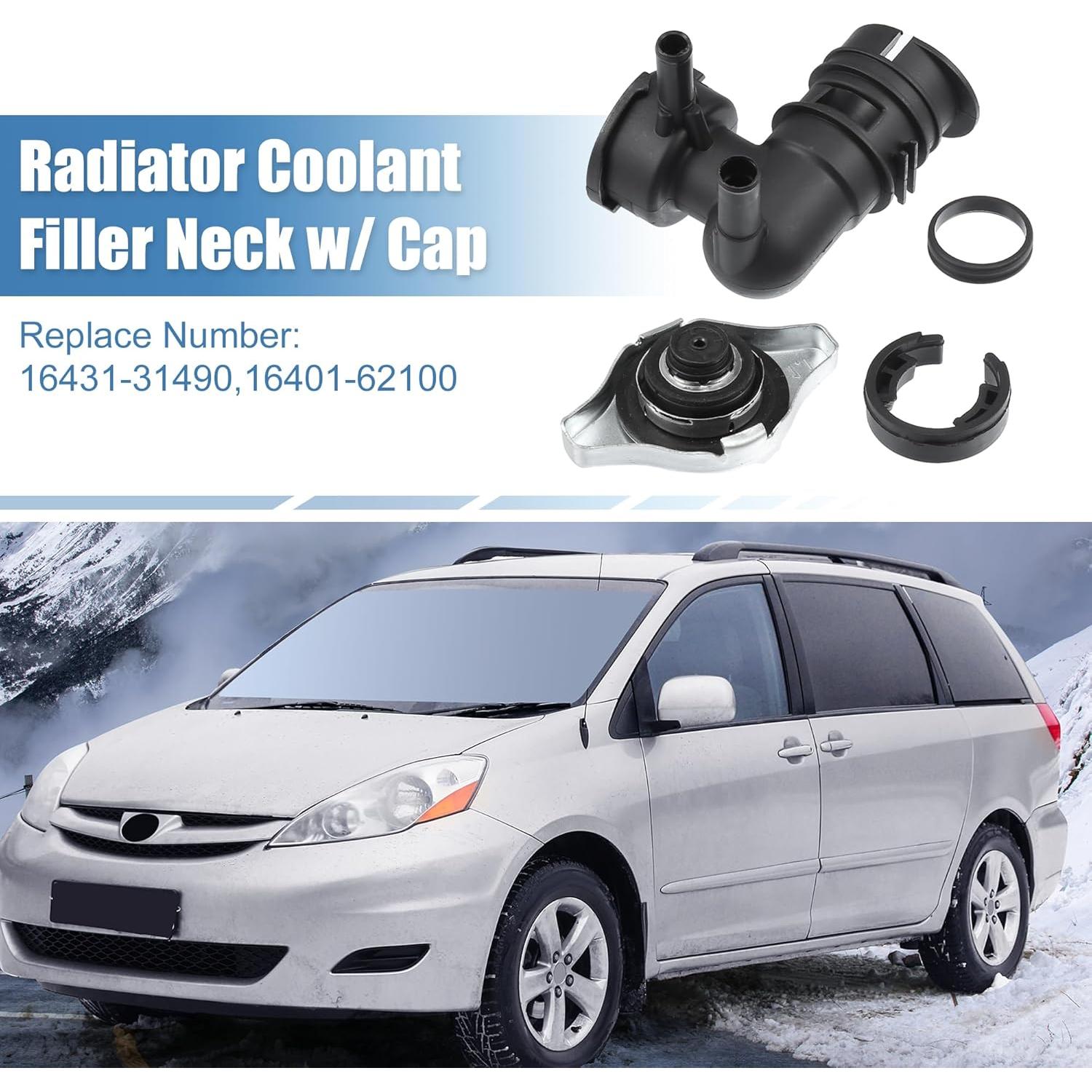 Cuello de Llenado Radiador uxcell para Toyota Sienna 07-10 y Lexus RX350 07-09