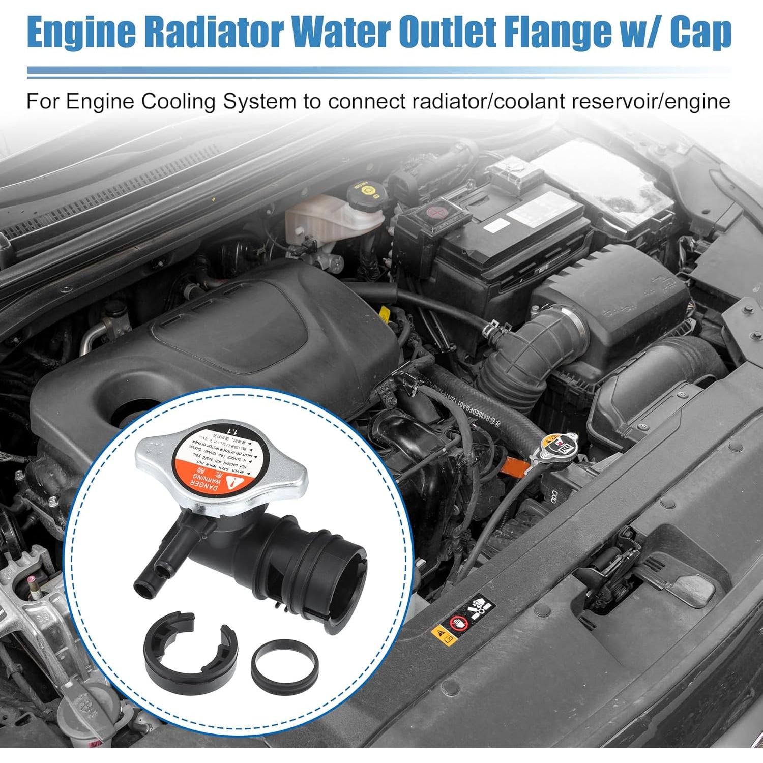 Cuello de Llenado Radiador uxcell para Toyota Sienna 07-10 y Lexus RX350 07-09