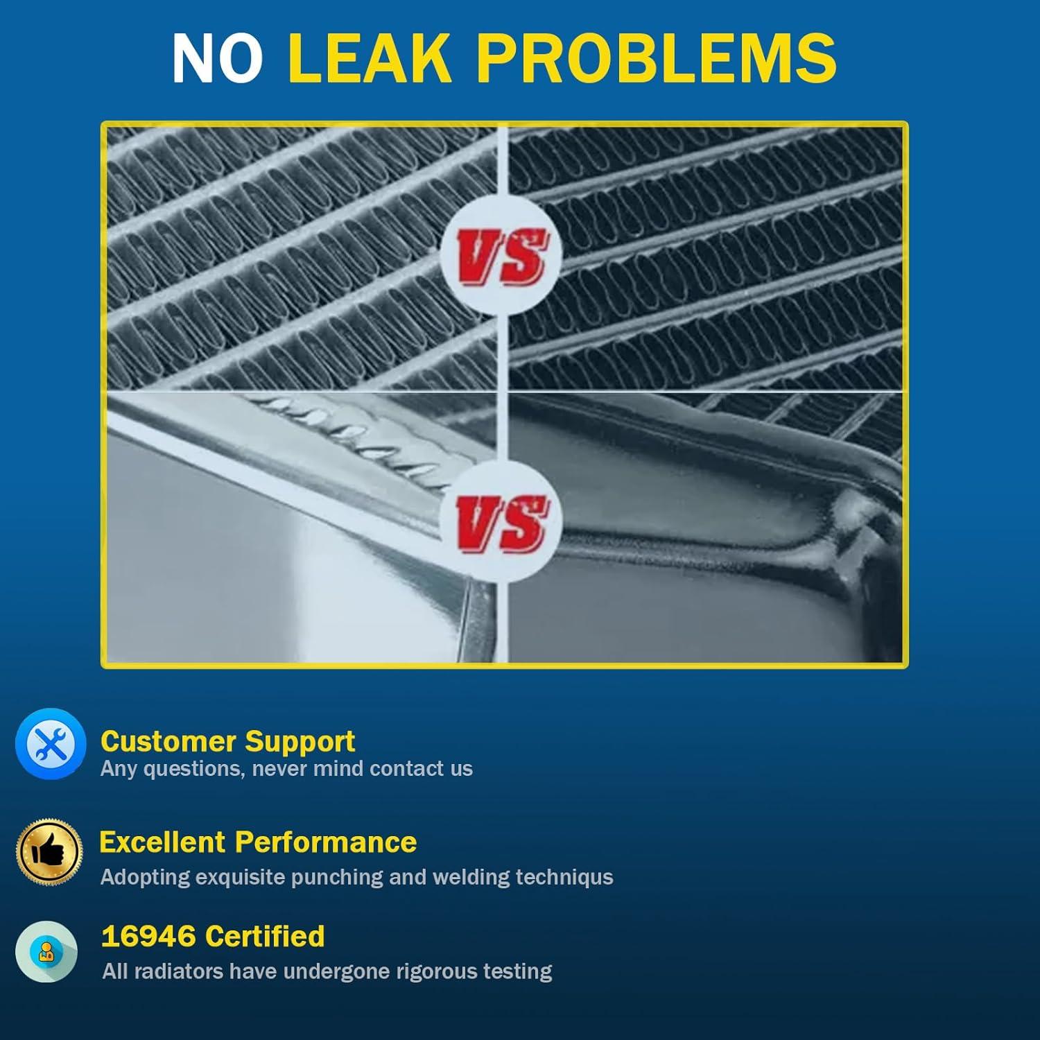 Radiador de Aluminio EGINCOOLER 2 Filas para Toyota 4Runner