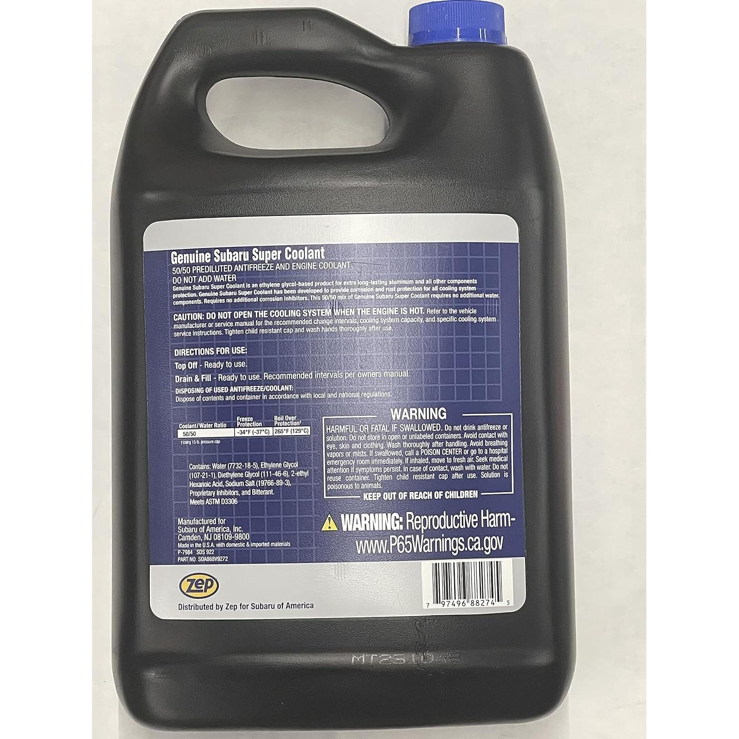 Refrigerante Super Genuine Subaru 3.78L Prediluido 50/50