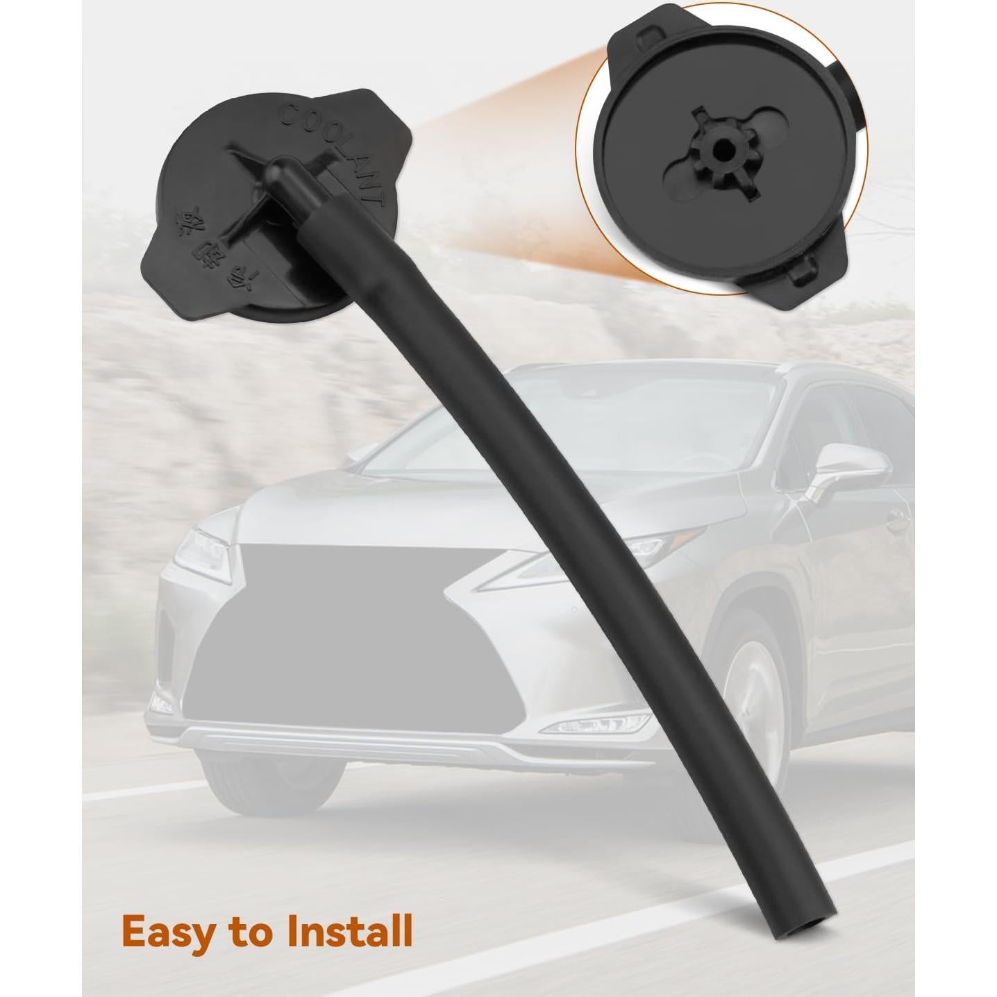 Tapa del Reservorio de Refrigerante Wujexuhe para Toyota y Lexus