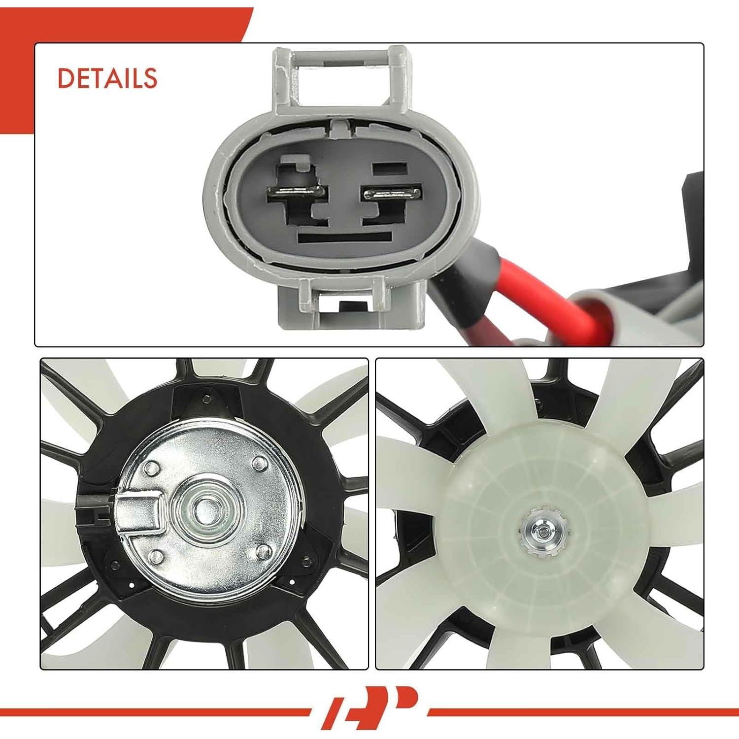 Conjunto Ventilador Enfriamiento A-Premium para Toyota/Lexus 1.8L