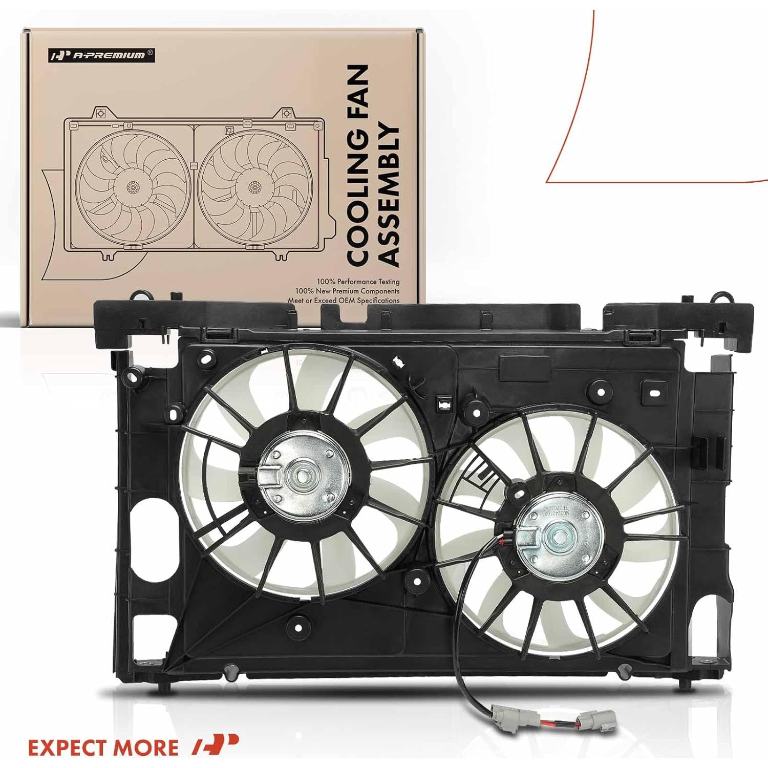 Conjunto Ventilador Enfriamiento A-Premium para Toyota/Lexus 1.8L