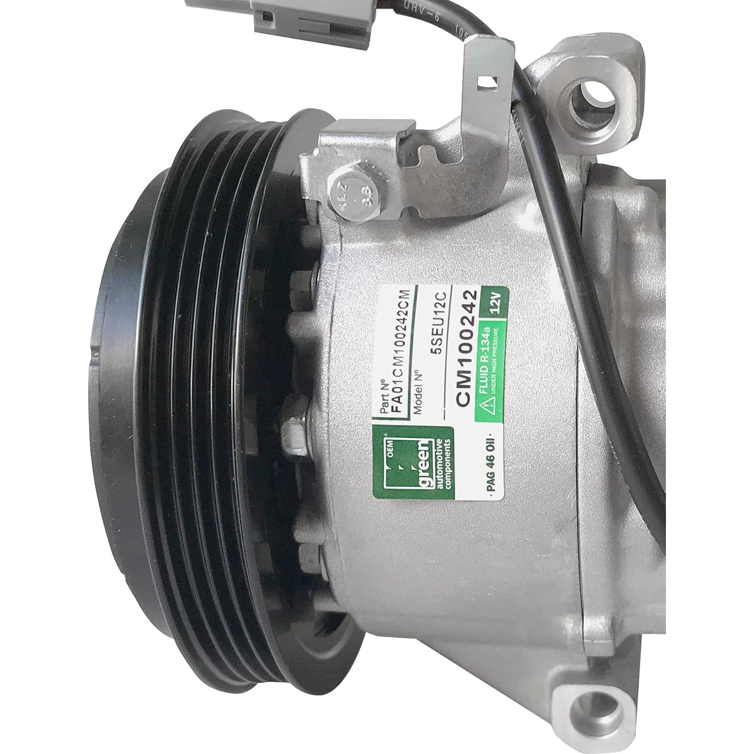 Compresor de A/C VERDE para Toyota Yaris 1.5L 2012-2015
