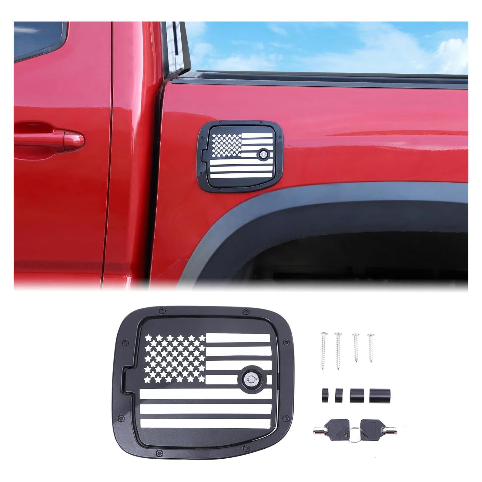 Tapa de tanque de combustible Aunginsy con bloqueo para Toyota Tacoma 2016-2023