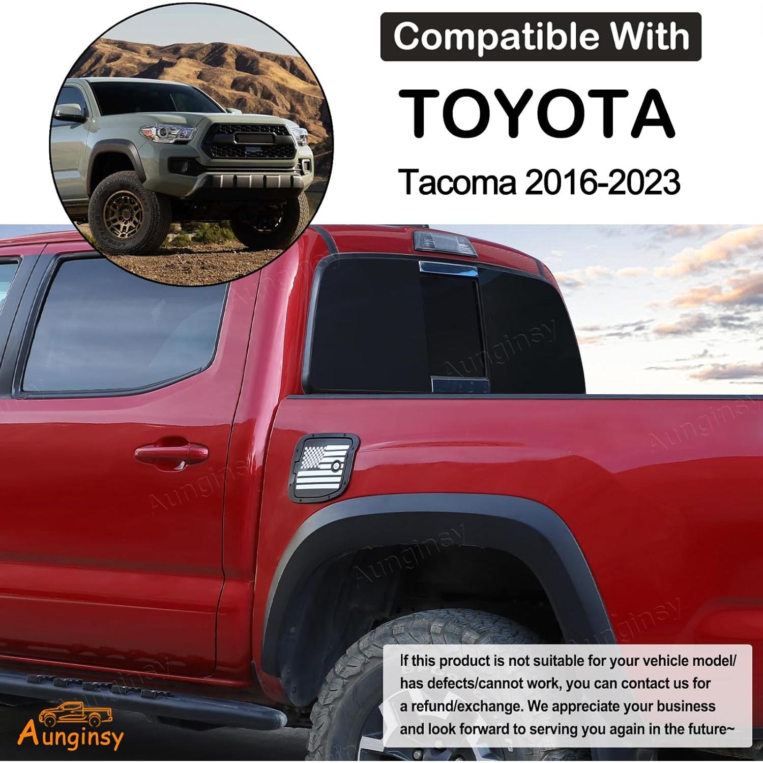 Tapa de tanque de combustible Aunginsy con bloqueo para Toyota Tacoma 2016-2023