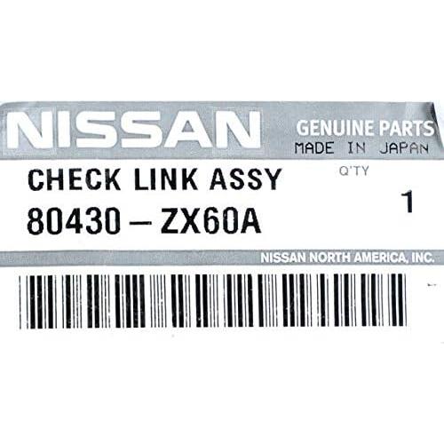 Tope de Puerta de Enlace Nissan Genuino 80430-ZX60A