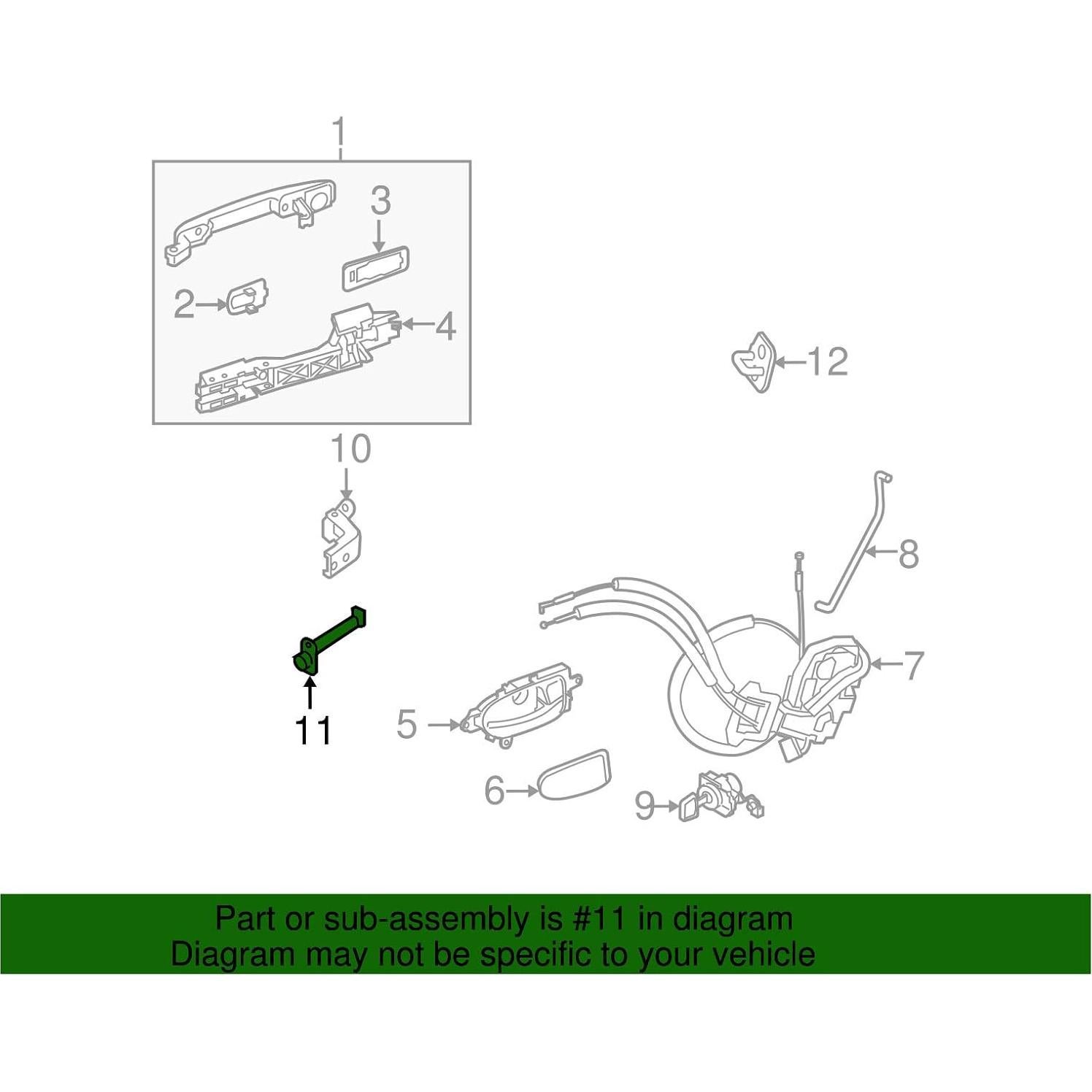 Tope de Puerta de Enlace Nissan Genuino 80430-ZX60A