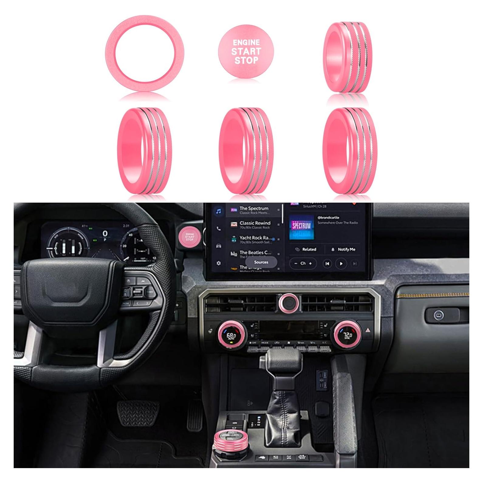 Anillo Cubierta Botón Consola Central Toyota Tacoma 2024-2025