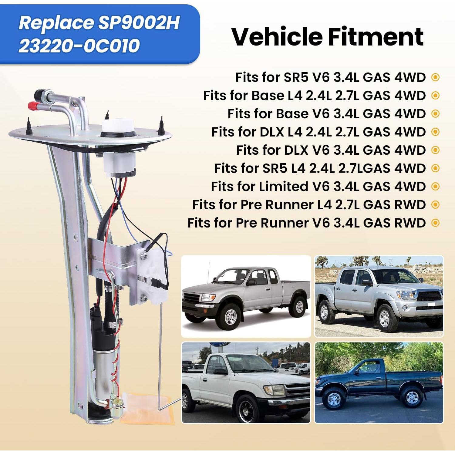 Bomba de Combustible Farpida SP9002H para Toyota Tacoma 1995-2000