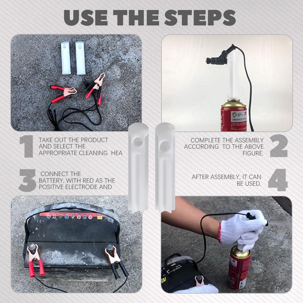 Kit de Limpiador de Inyectores de Combustible PACLVIO 4 Piezas
