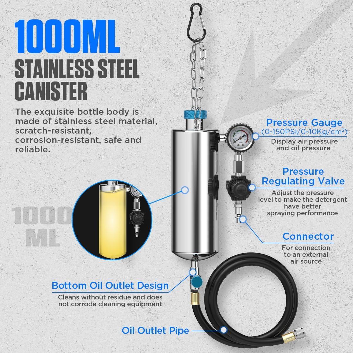 Kit de Limpiador de Inyectores CMTOOL 1000ML para Automóviles