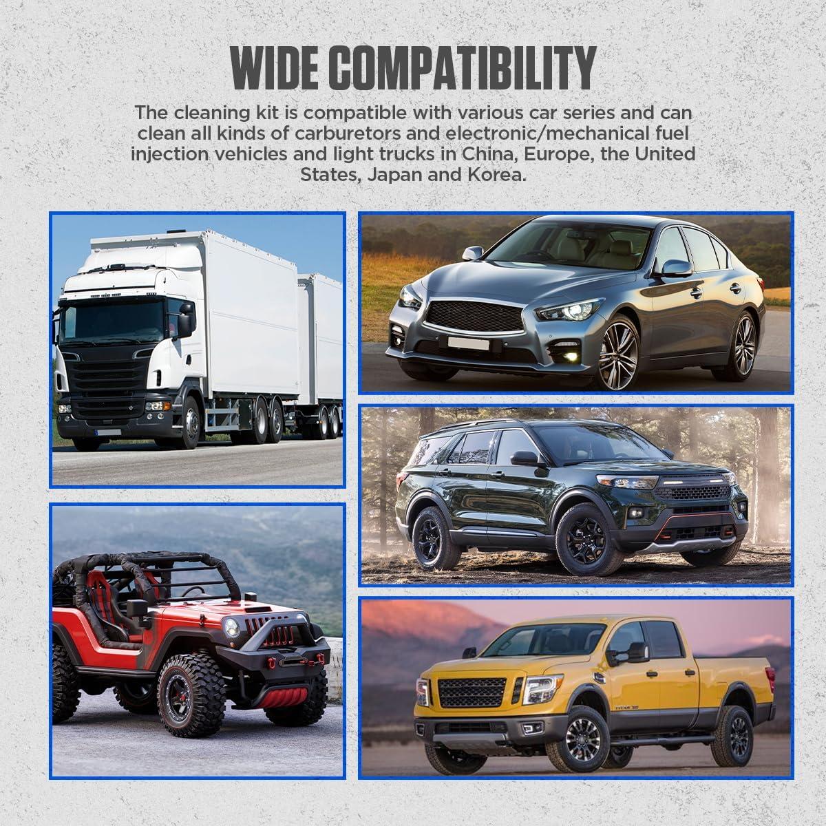 Kit de Limpiador de Inyectores CMTOOL 1000ML para Automóviles