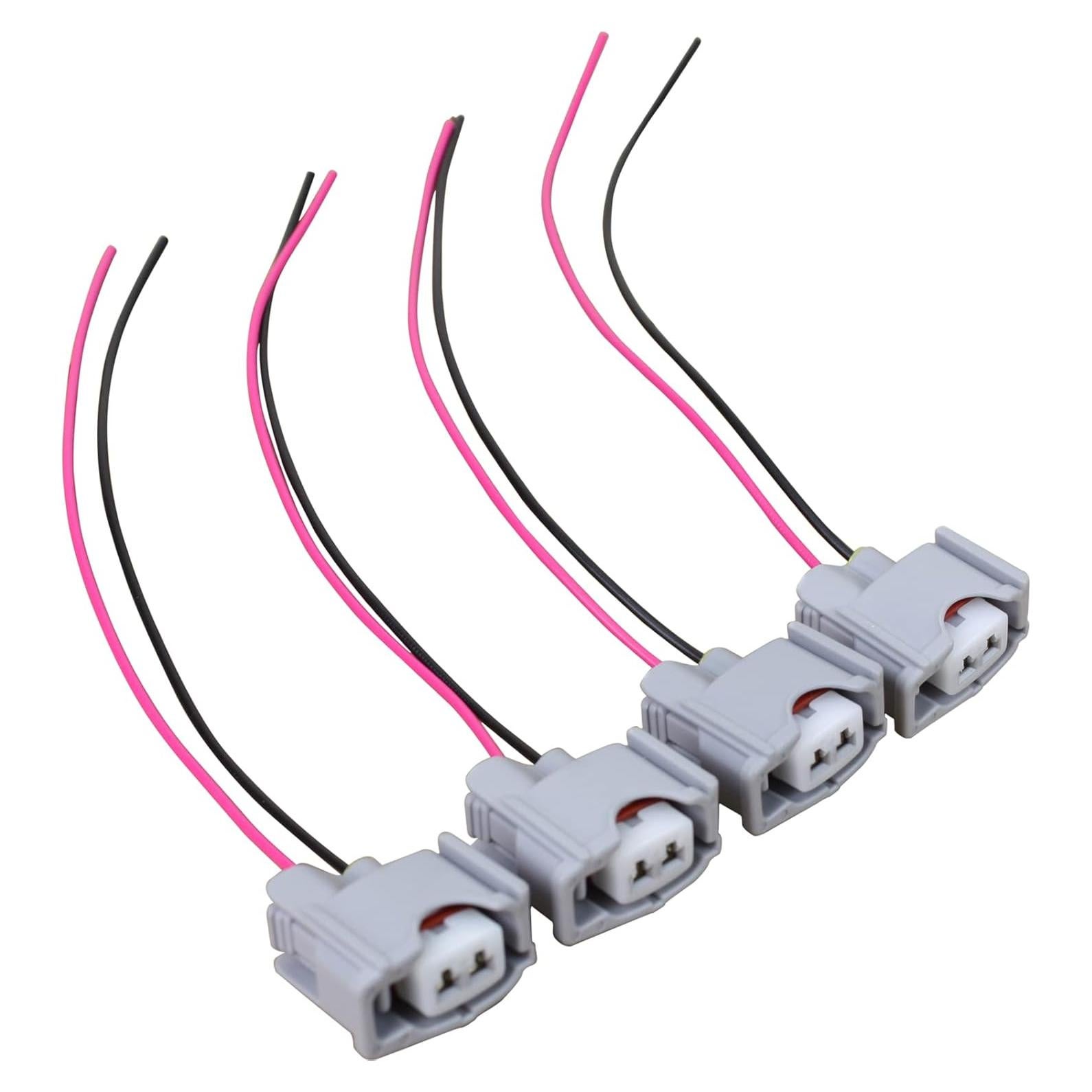Conjunto de 4 Pigtails Conector Inyector AIP Toyota 1998-2013