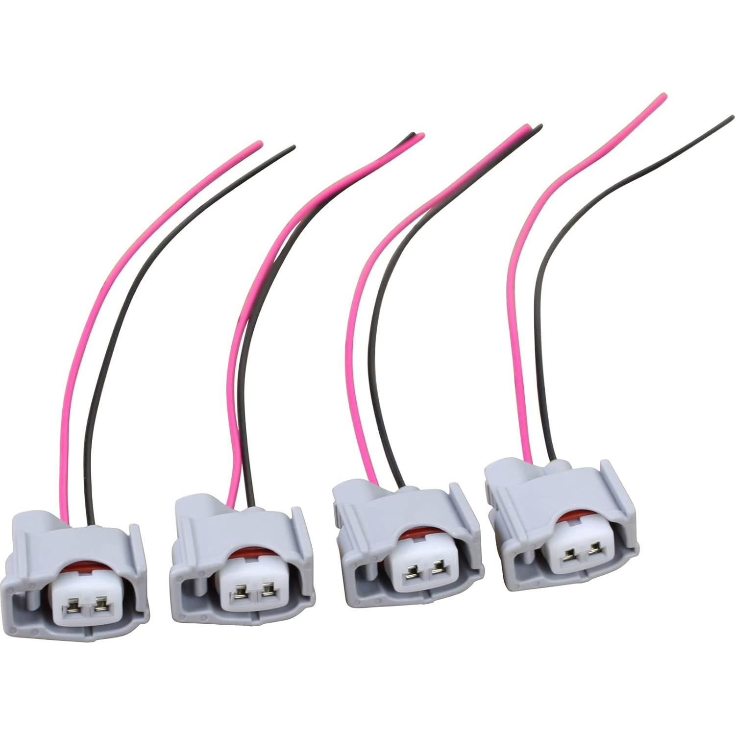 Conjunto de 4 Pigtails Conector Inyector AIP Toyota 1998-2013