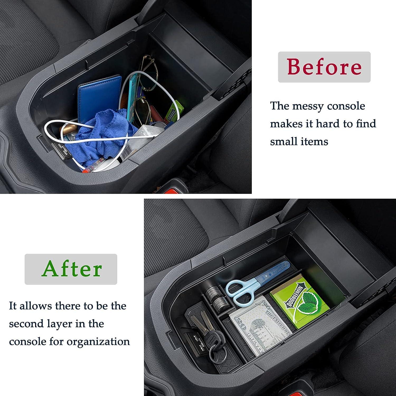 Organizador de Consola Central JDMCAR para Toyota RAV4 2019-2025