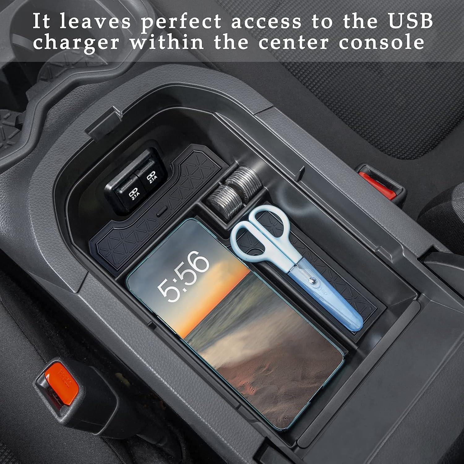 Organizador de Consola Central JDMCAR para Toyota RAV4 2019-2025