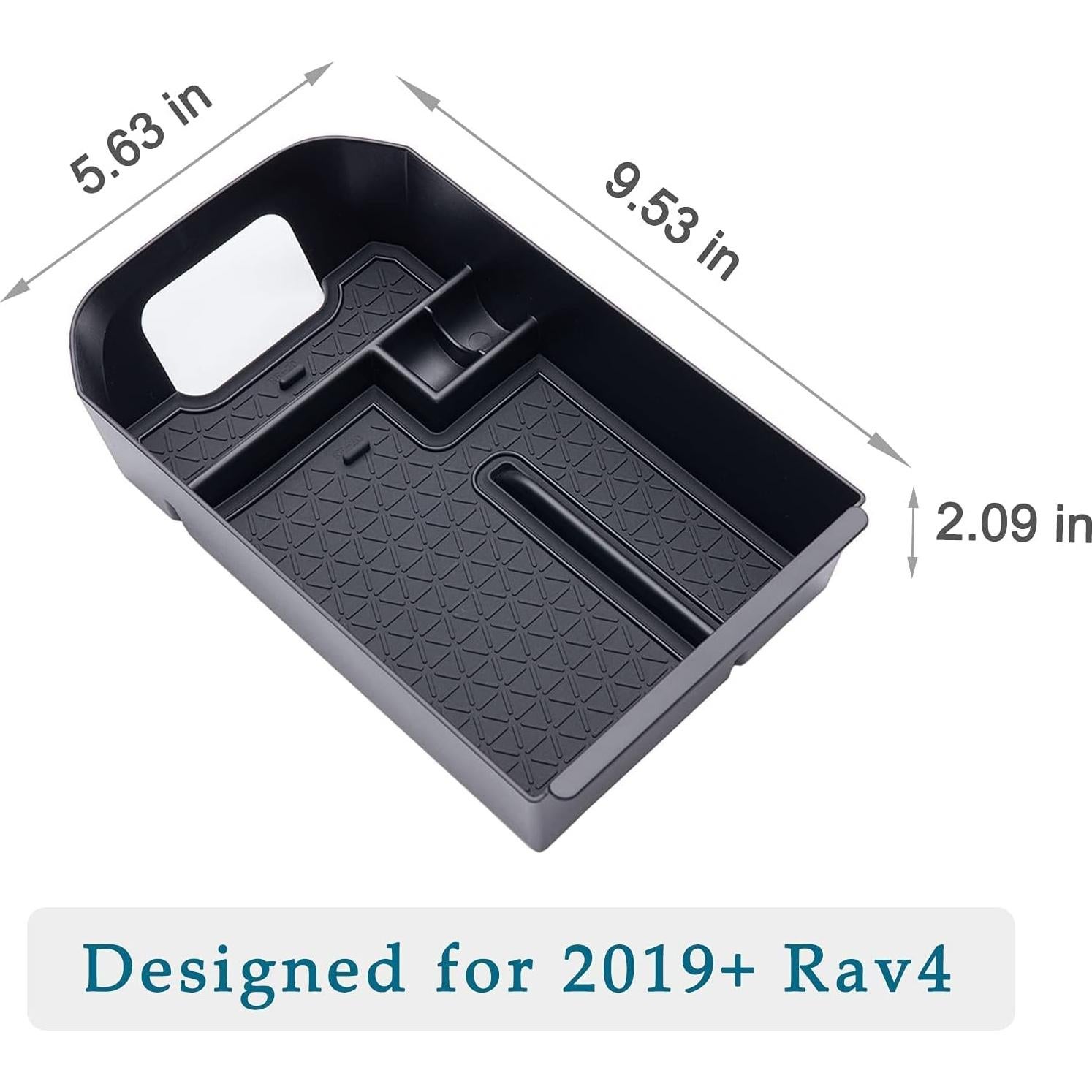 Organizador de Consola Central JDMCAR para Toyota RAV4 2019-2025