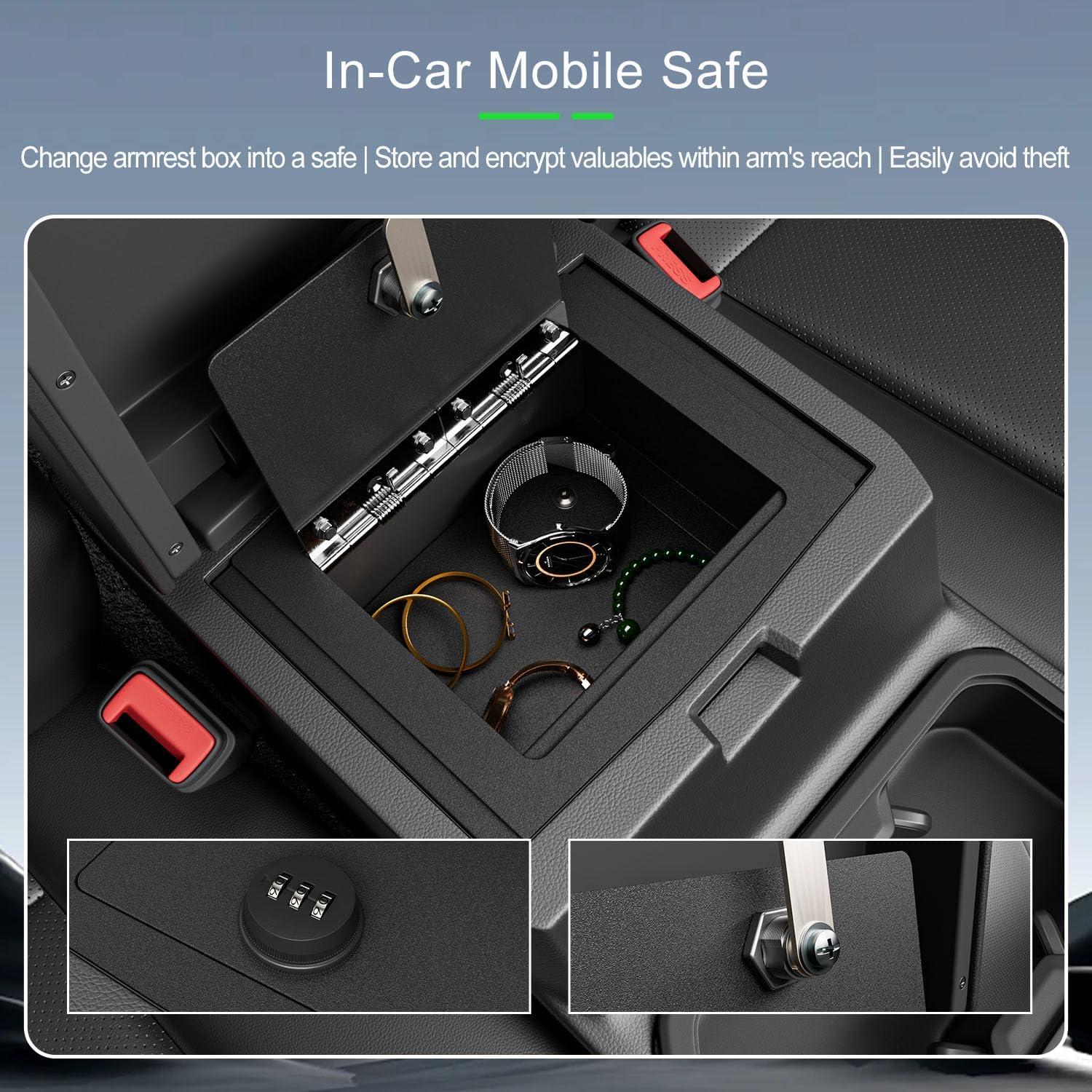 Caja Fuerte de Consola Central xipoqix para Toyota Tacoma 2024-2025