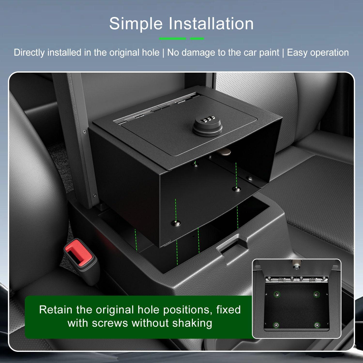 Caja Fuerte de Consola Central xipoqix para Toyota Tacoma 2024-2025