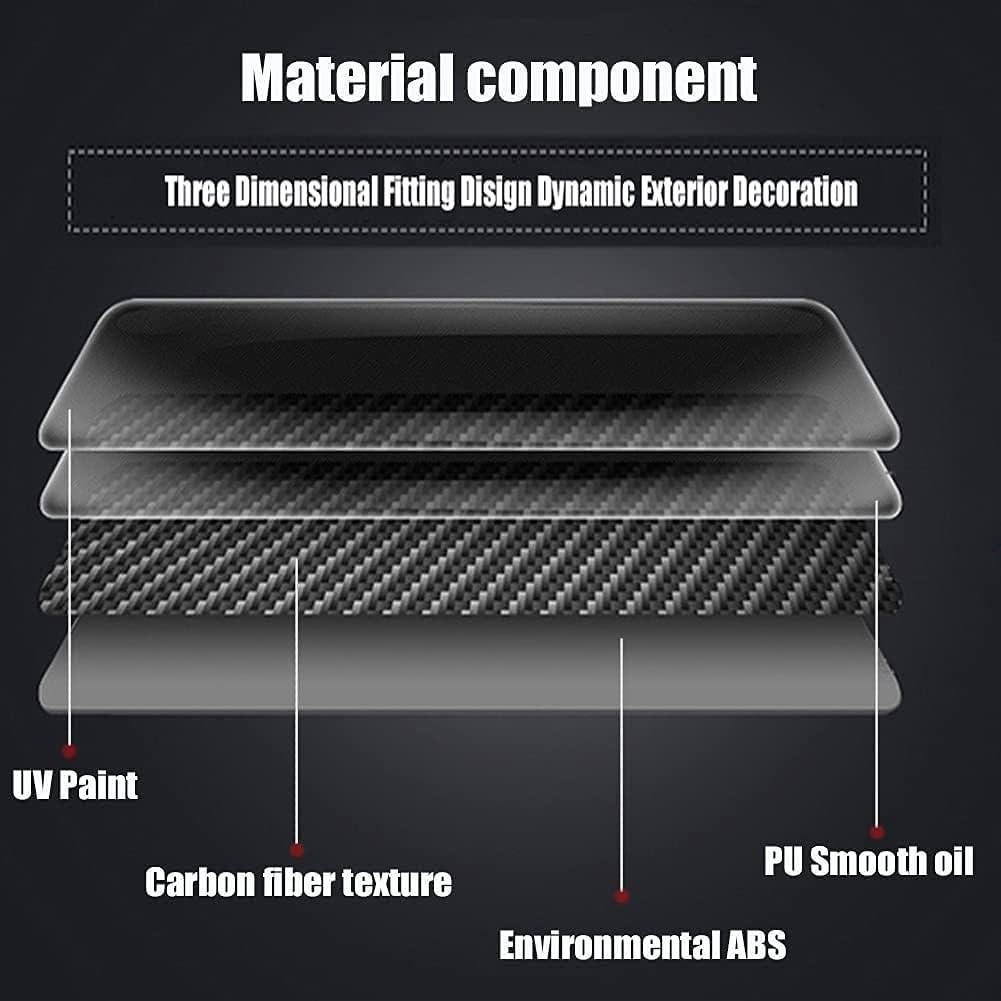 Cubierta Panel Cambio Marchas INUBOXES Fibra Carbono Toyota Highlander 2020-2022