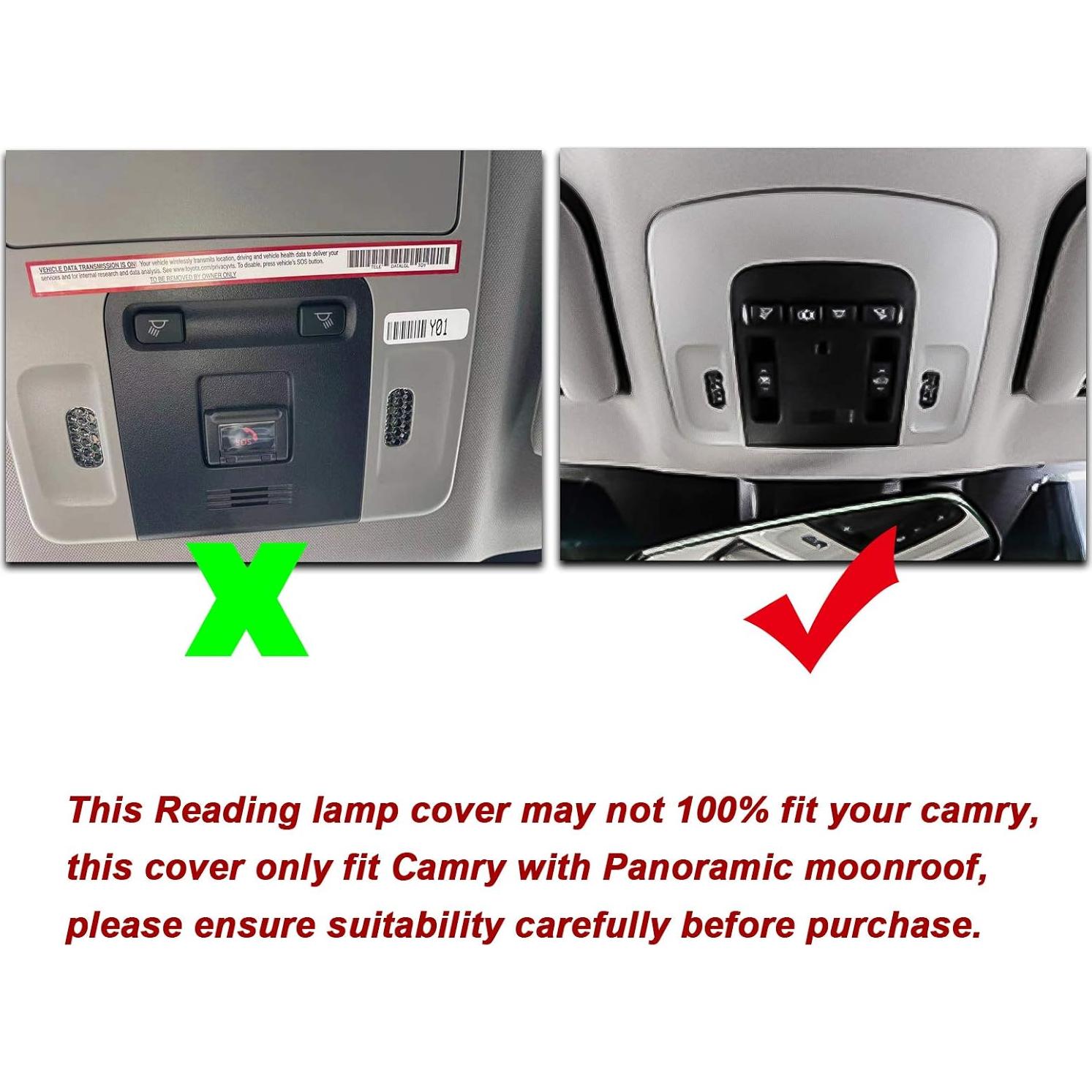 Cubierta Luz de Mapa Domo Xotic Tech Fibra de Carbono Camry 2018-2025