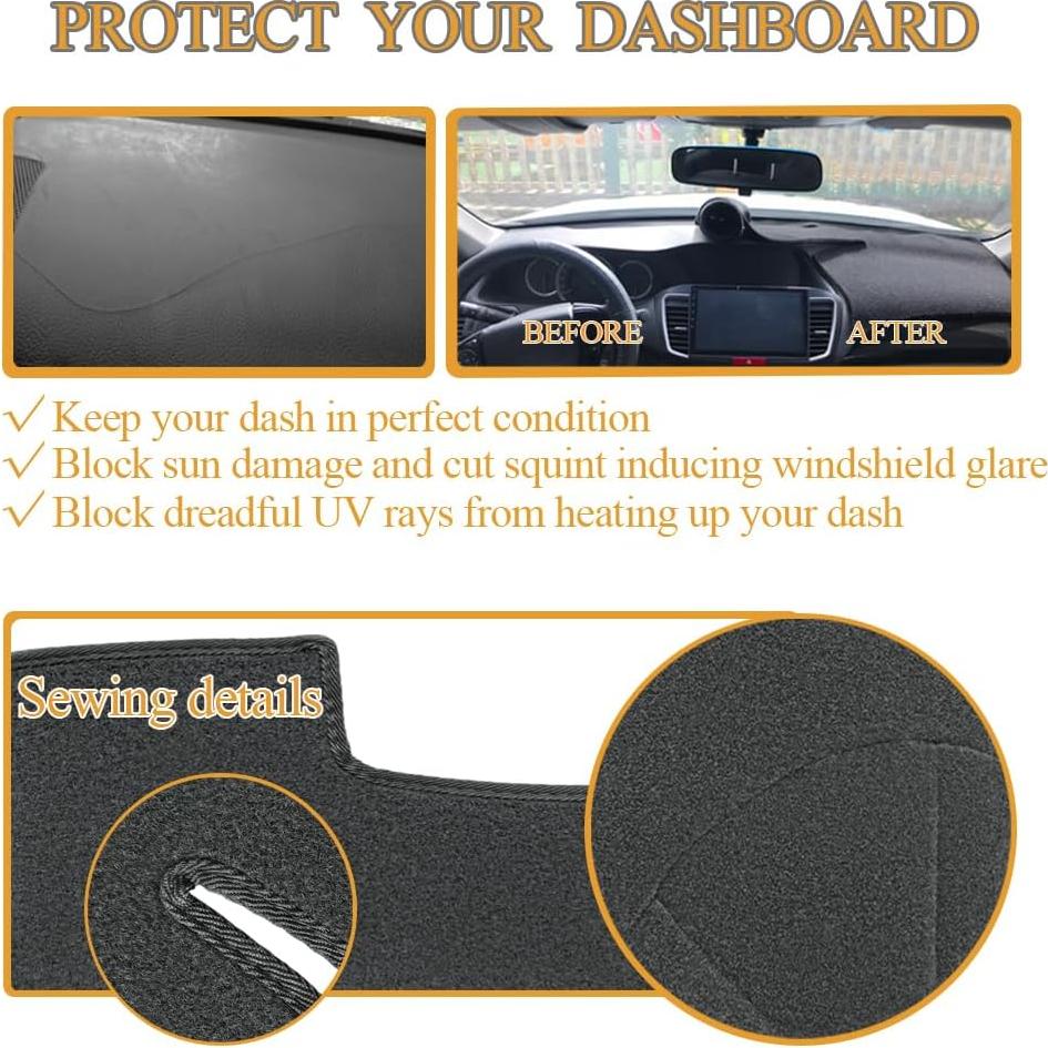 Funda de tablero personalizada Yiz para Toyota Camry 2002-2006