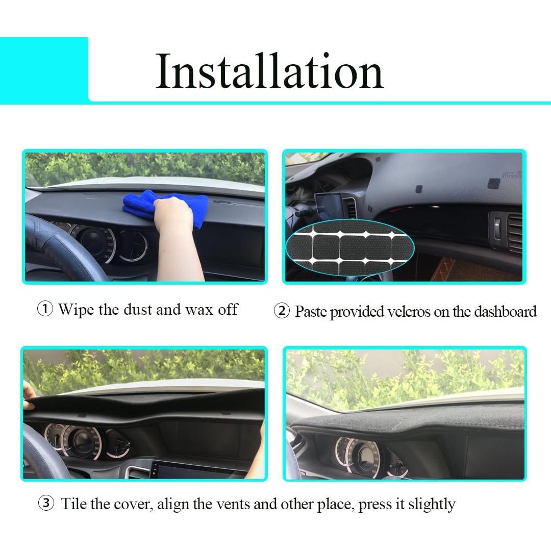 Funda de tablero personalizada Yiz para Toyota Camry 2002-2006