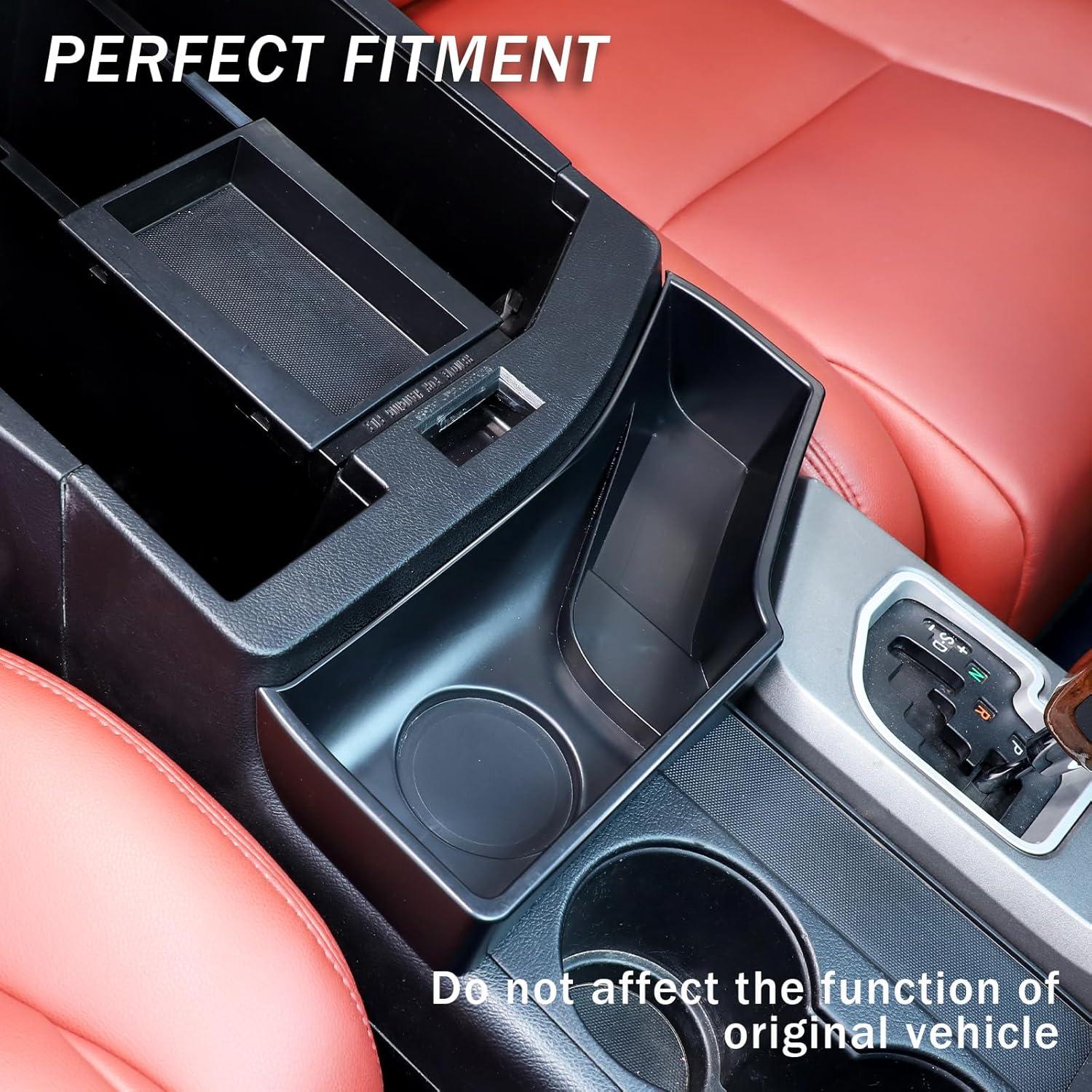 Organizador de Soporte para Tazas HIRUFAIT para Toyota Tundra 2007-2013 / Sequoia 2008-2022