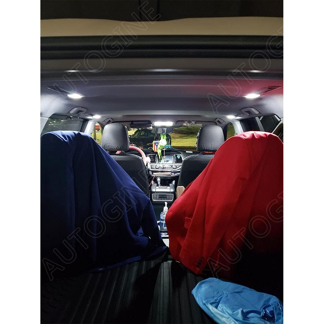 Kit de Luces LED Interiores AUTOGINE para Toyota Highlander 2014-2019