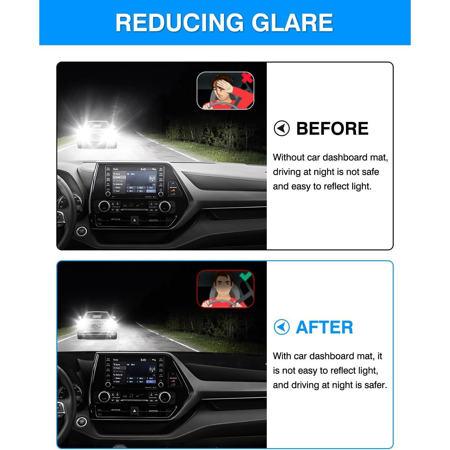 Cubierta de tablero Autorder para Toyota Highlander 2020-2025