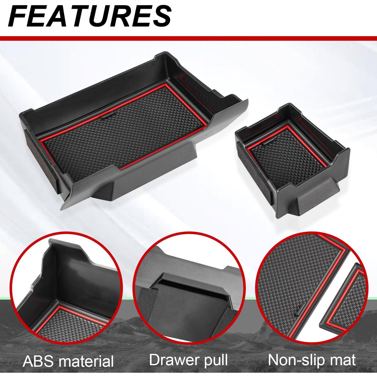 Caja de Almacenamiento Tmipakioy para Consola Central Toyota 4Runner 2014-2024