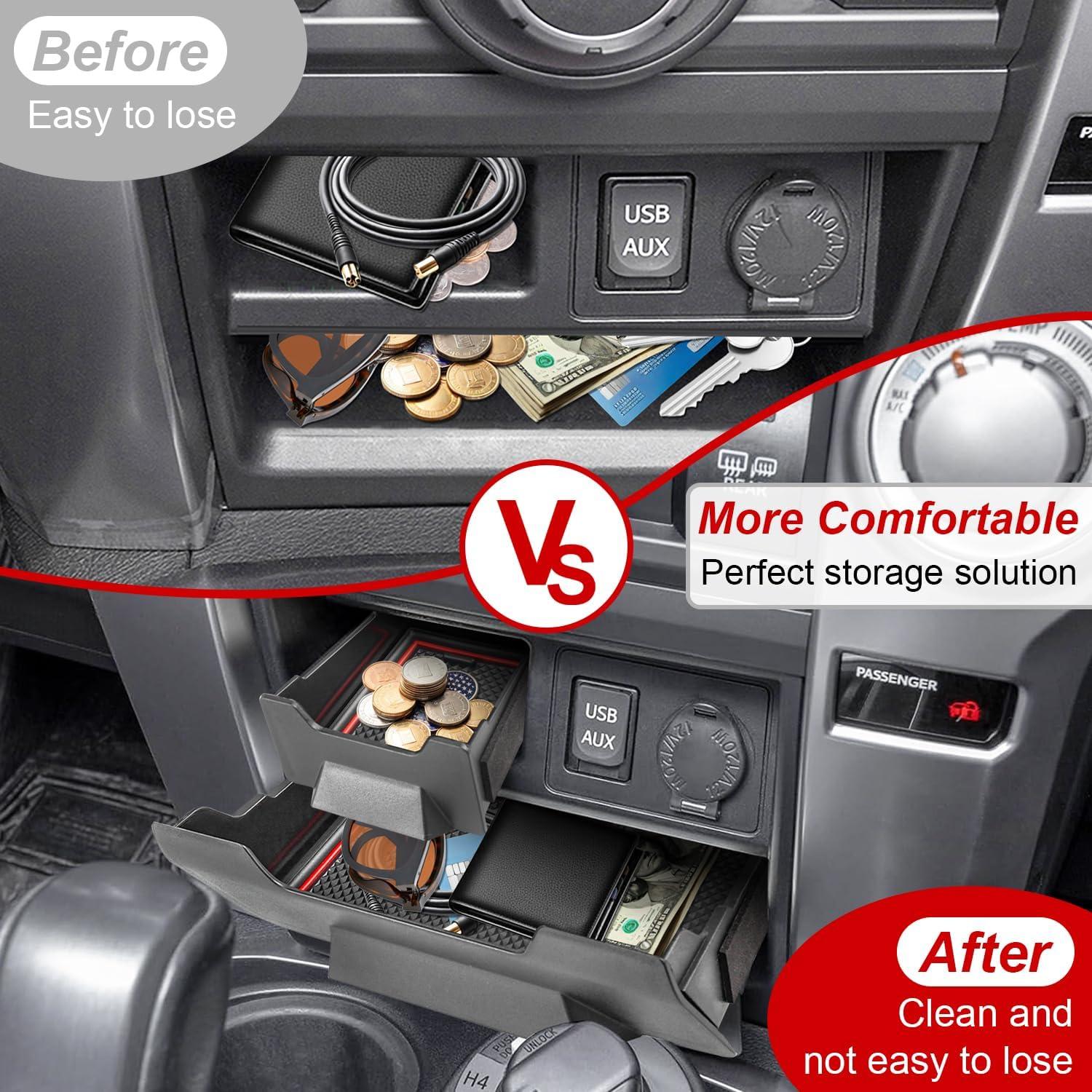 Caja de Almacenamiento Tmipakioy para Consola Central Toyota 4Runner 2014-2024