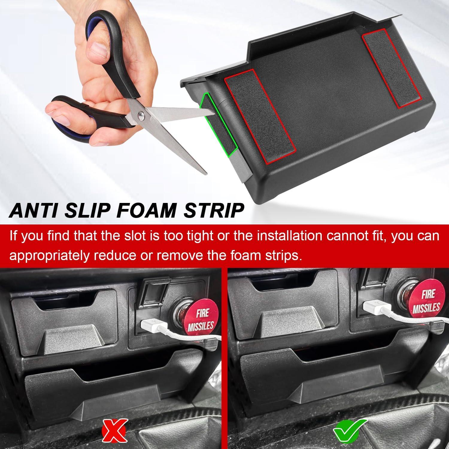 Caja de Almacenamiento Tmipakioy para Consola Central Toyota 4Runner 2014-2024