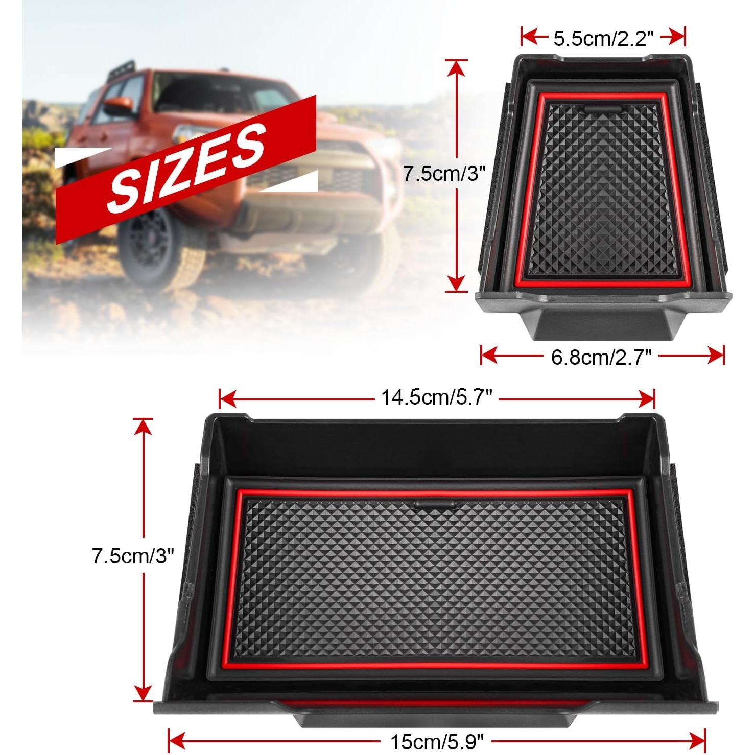 Caja de Almacenamiento Tmipakioy para Consola Central Toyota 4Runner 2014-2024